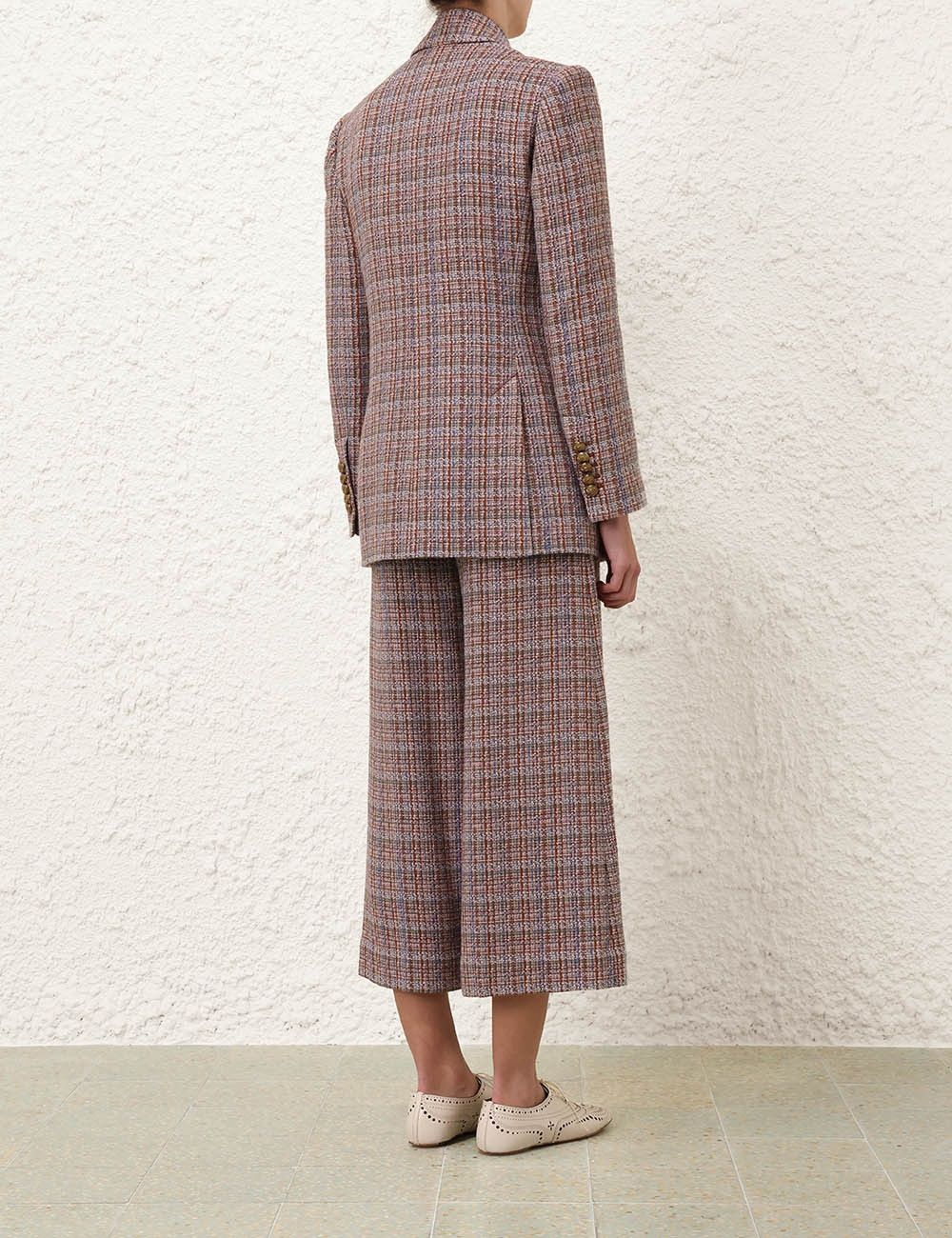 Zimmermann oc11z0825 Illustration Tweed Jacket in Multicolor Size M / US 6-8 / IT 42-44 - 4 Thumbnail