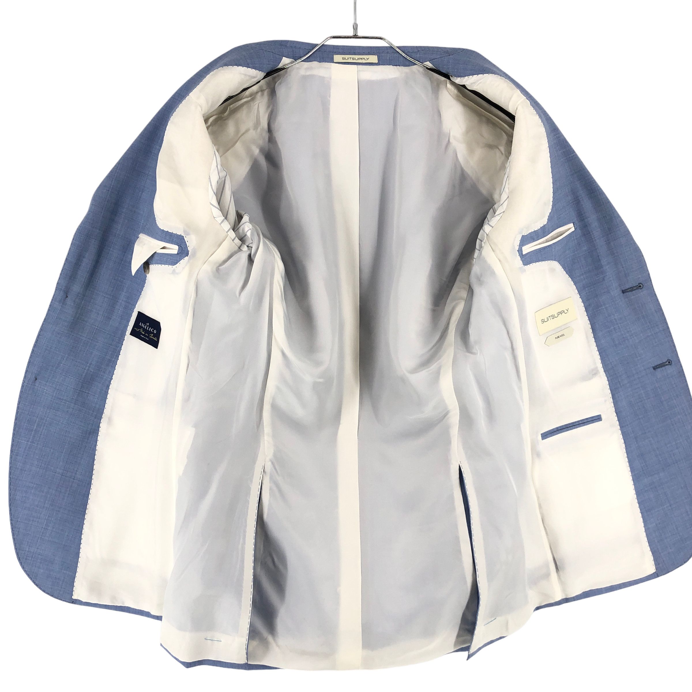 Suitsupply Lazio Single Breasted Wool Blazer Size EU:48; UK:38; US:38S Size 38S - 3 Thumbnail