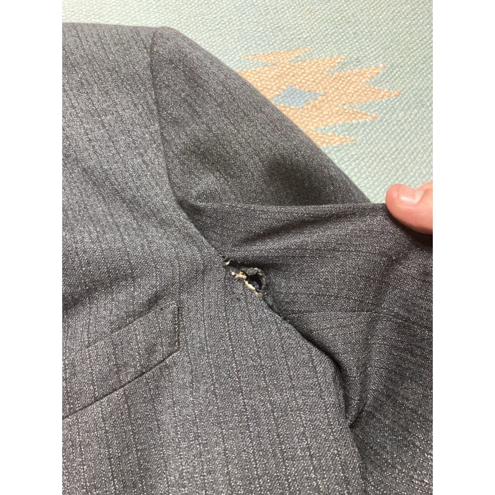 Vintage VINTAGE Richman Brothers 2 Piece Suit Single-Breasted Black 38 Mens Rockabilly 1950s Size 38R - 4 Thumbnail