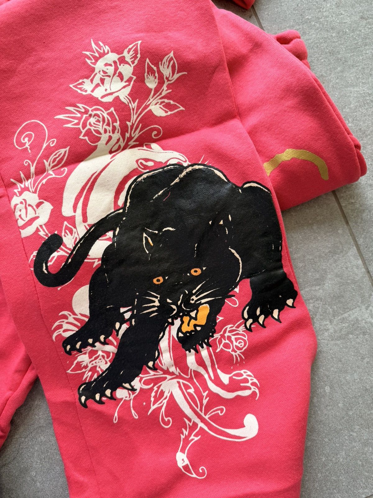 Ed Hardy Ed hardy pop pink tracksuit swag low rise flare hoodie Size 24" / US 00 / IT 34 - 7 Thumbnail