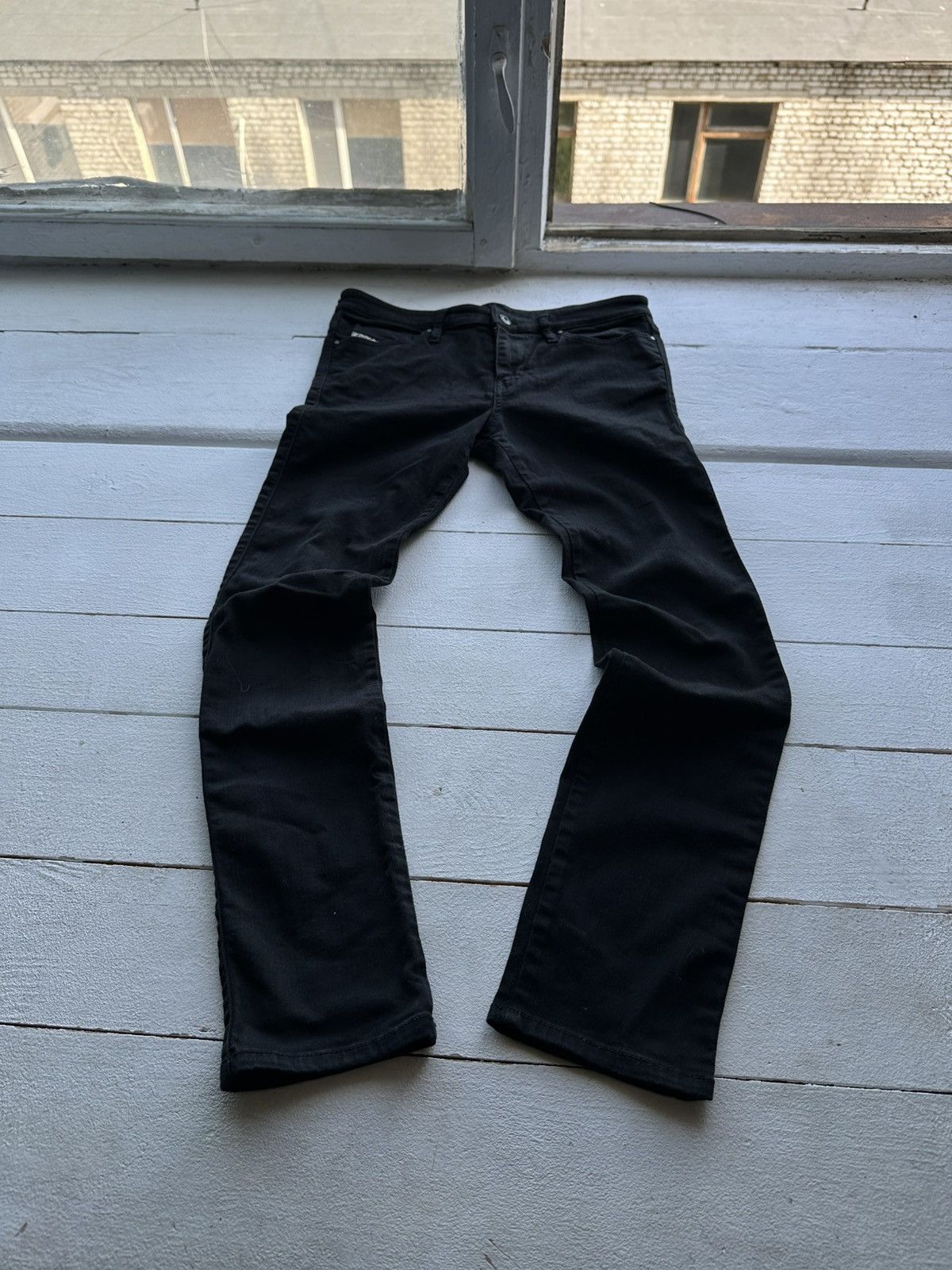 Diesel × Vintage 🚨Gothic Diesel Regular Slim relax Flared Jeans Womens Size 29" - 1 Thumbnail