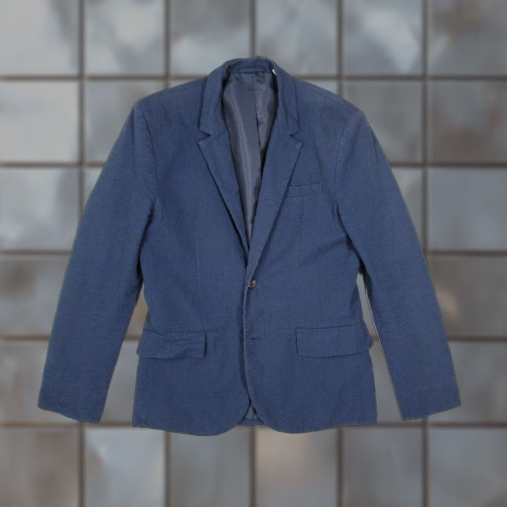 Jack Wills Jack Wills Jacket Mens Medium Blue 2 Button Sport Coat Unstructured Blazer Size 40R - 1 Thumbnail