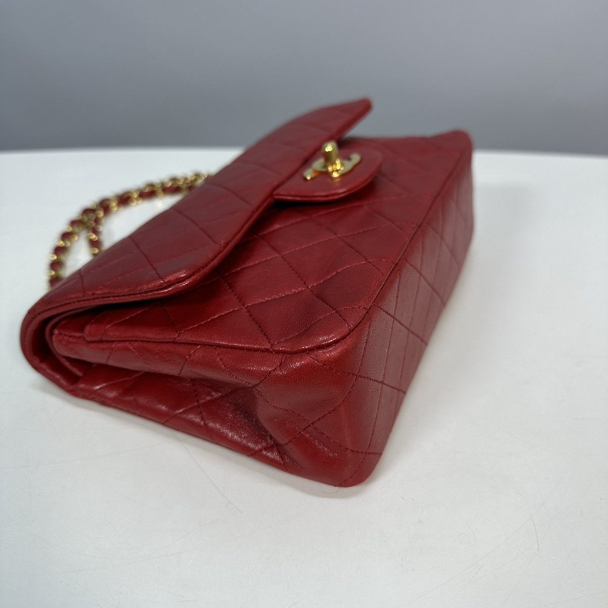 Chanel CHANEL Quilted flap Chain Shoulder Bag Leather Red Vintage Size ONE SIZE - 13 Thumbnail