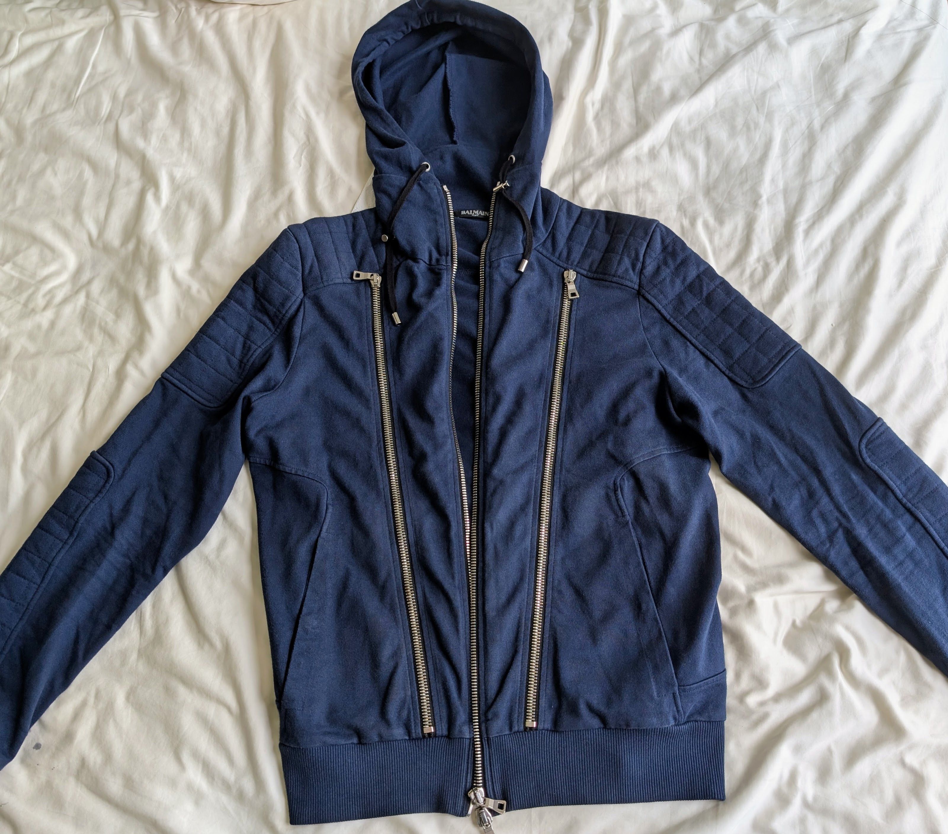Balmain Balmain Biker Hoodie (Harrods of London exclusive) Size US M / EU 48-50 / 2 - 1 Thumbnail
