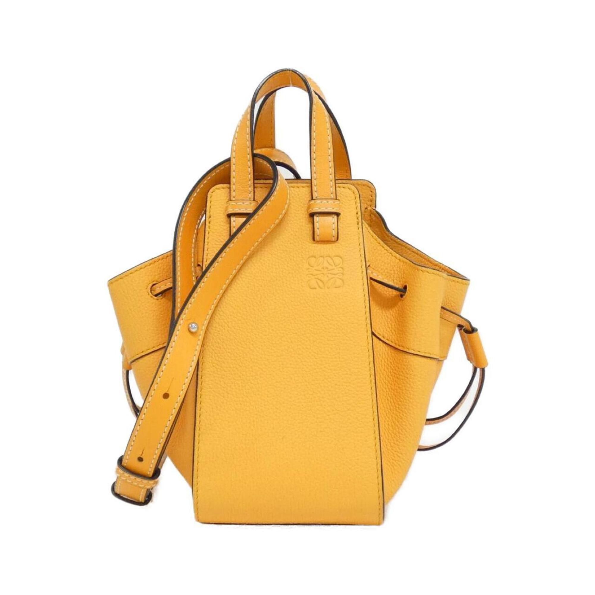 Loewe Hammock Drawstring Mini 314 12 V07 Shoulder Bag in Silver, Women's