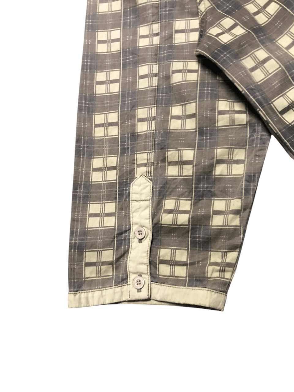 If Six Was Nine × Japanese Brand 2004 Flip The Script Checked Work Gear Shirt Jacket Size US L / EU 52-54 / 3 - 13 Thumbnail