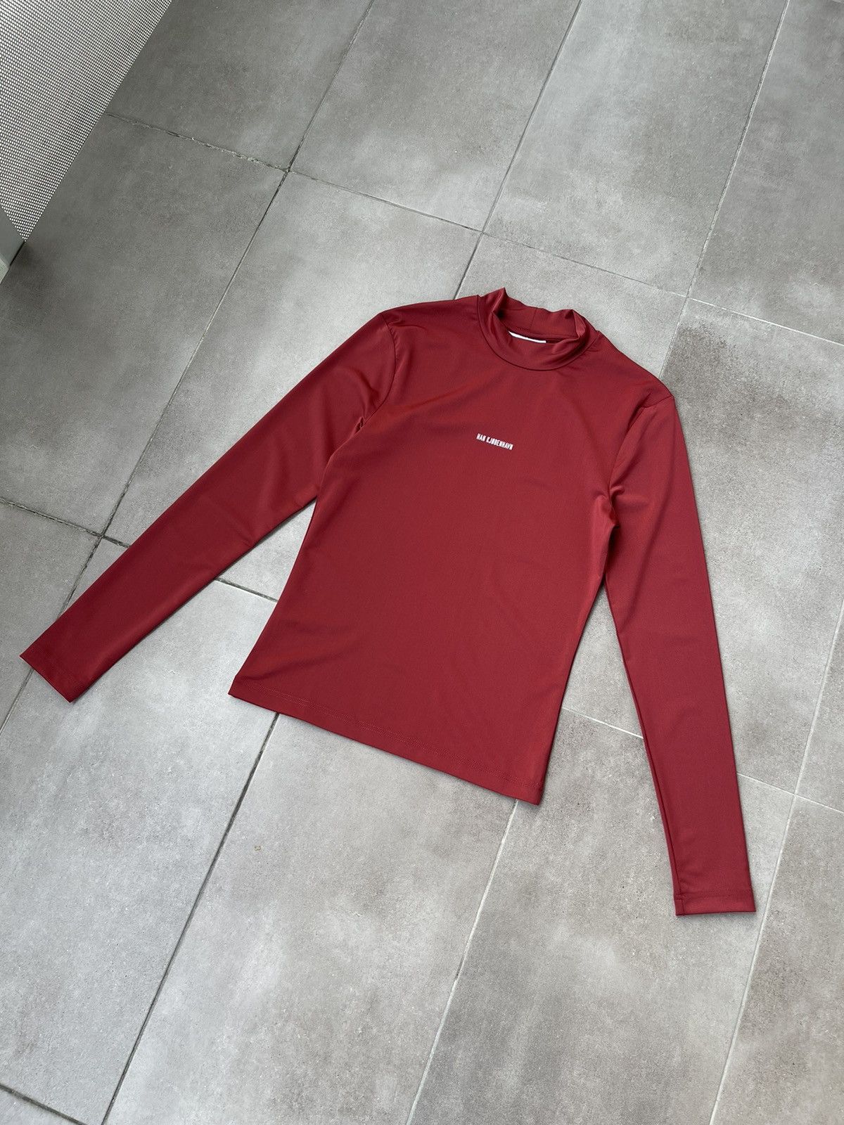 Han Kjobenhavn !DS! SS23 Han Kjobenhavn Logo Stretch Jersey Red Turtleneck Size US S / EU 44-46 / 1 - 11 Thumbnail