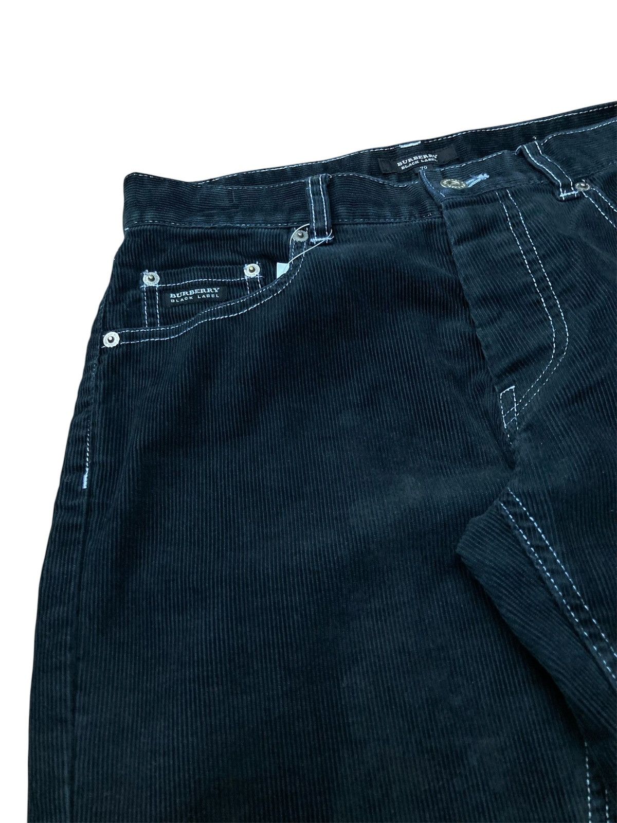 Burberry Vintage Burberry Black Label Contrast Stitch Corduroy Pants Size US 28 / EU 44 - 13 Thumbnail