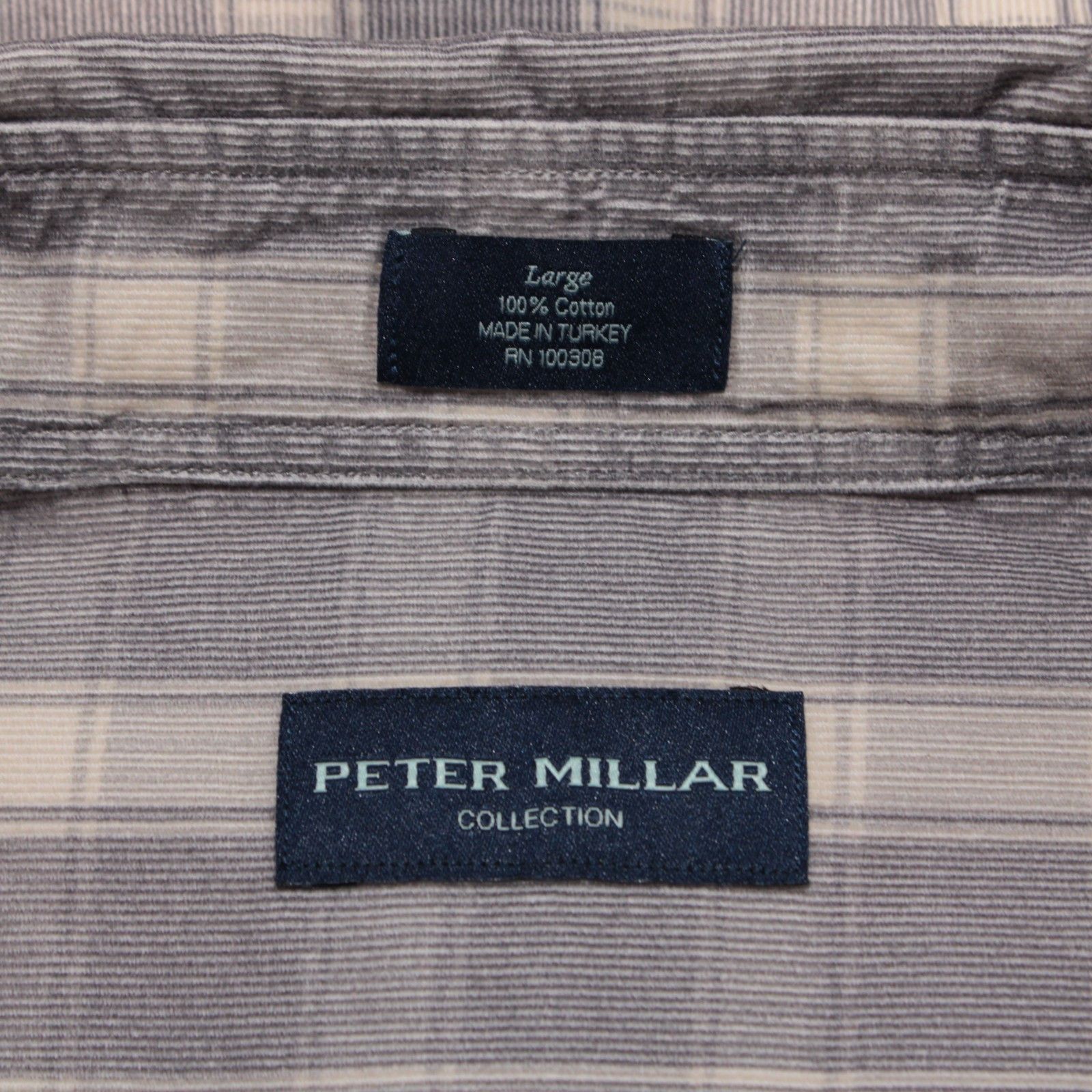 Peter Millar Peter Millar New with tags Shirt Size L US In Gray Size US L / EU 52-54 / 3 - 3 Thumbnail