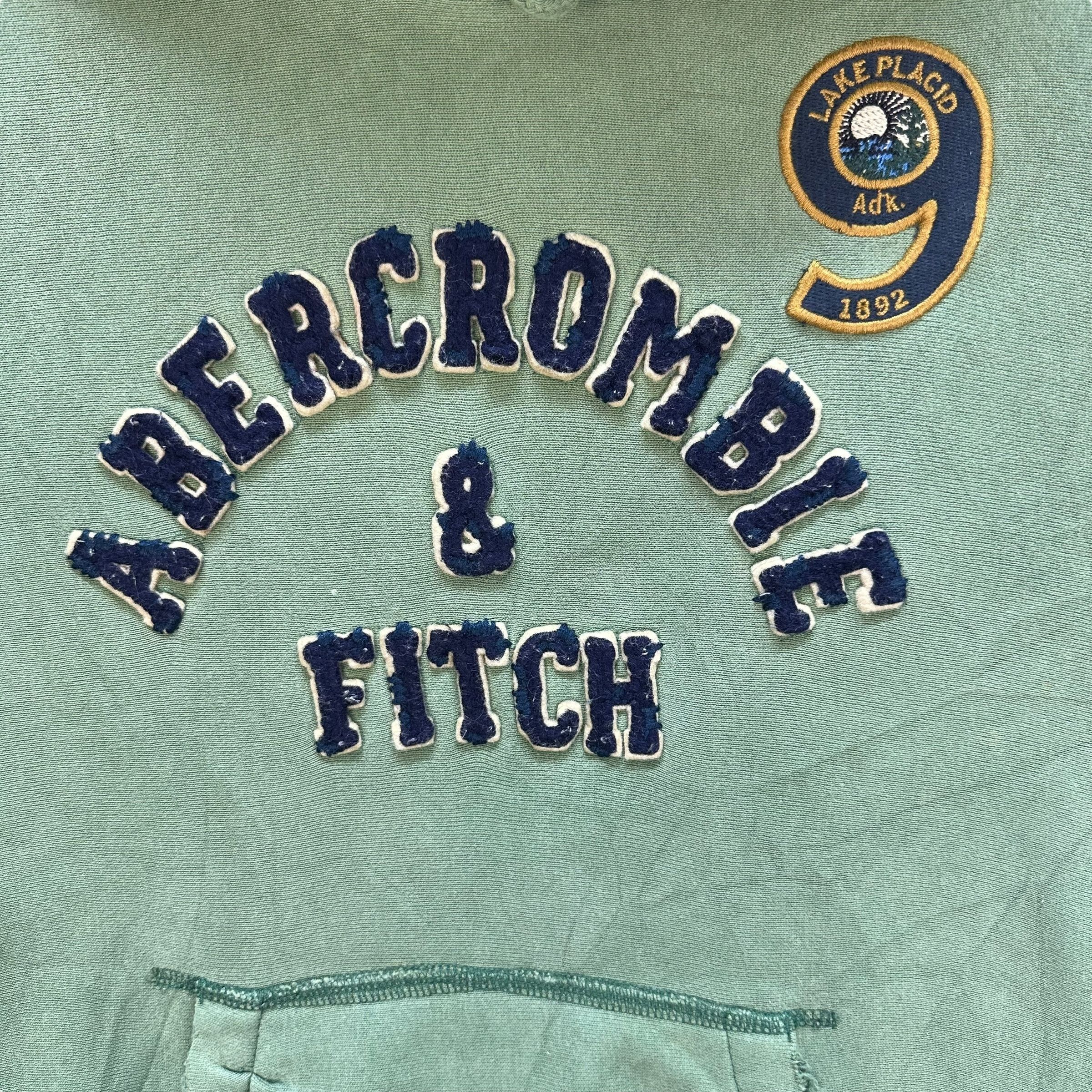 Abercrombie & Fitch Trashed ABERCROMBIE Big Logo Pullover Hoodies #A5-0133 Size US M / EU 48-50 / 2 - 4 Thumbnail