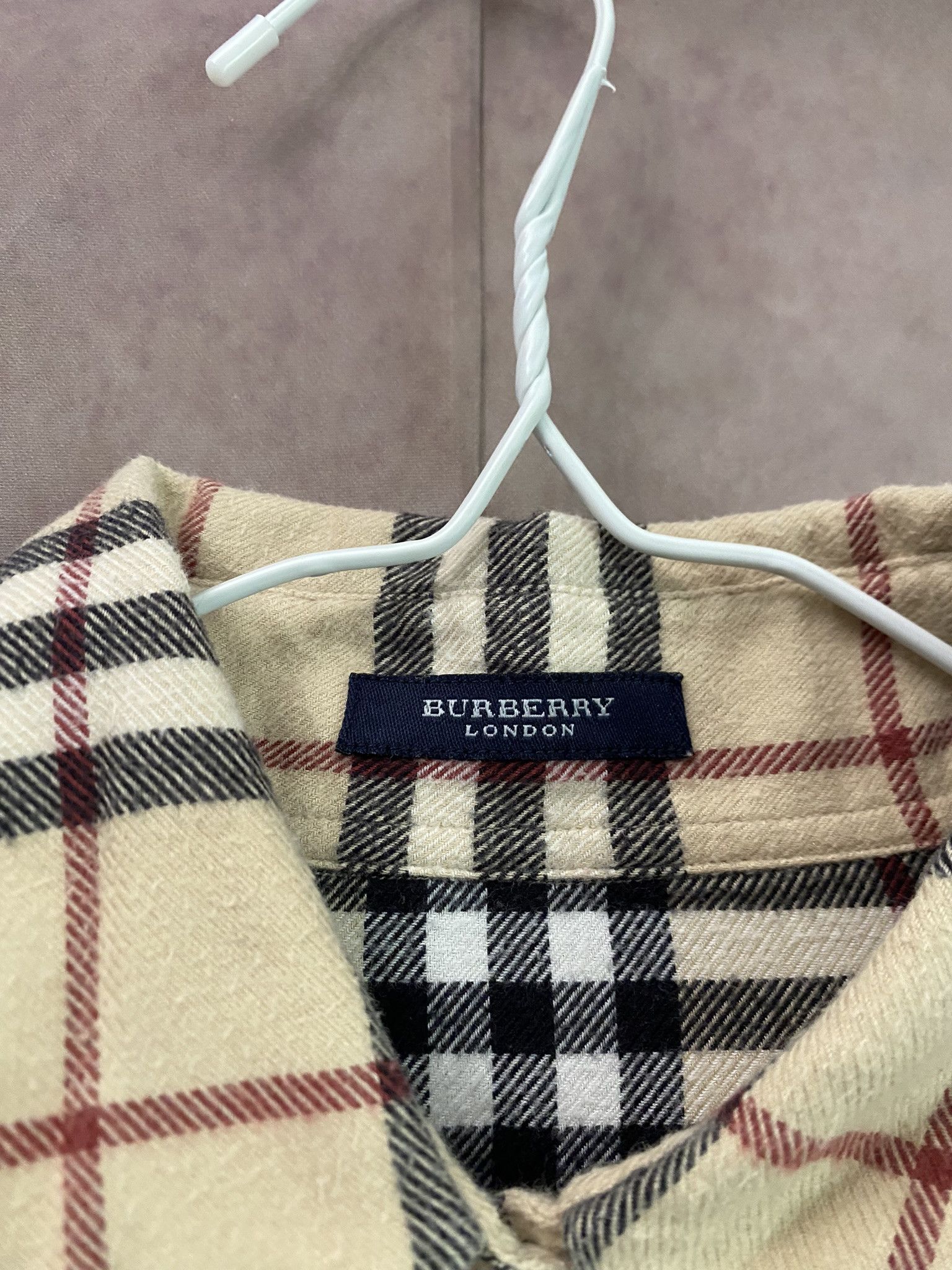 Burberry × Designer Burberry Shirt Nova Check Luxury Size M / US 6-8 / IT 42-44 - 2 Thumbnail