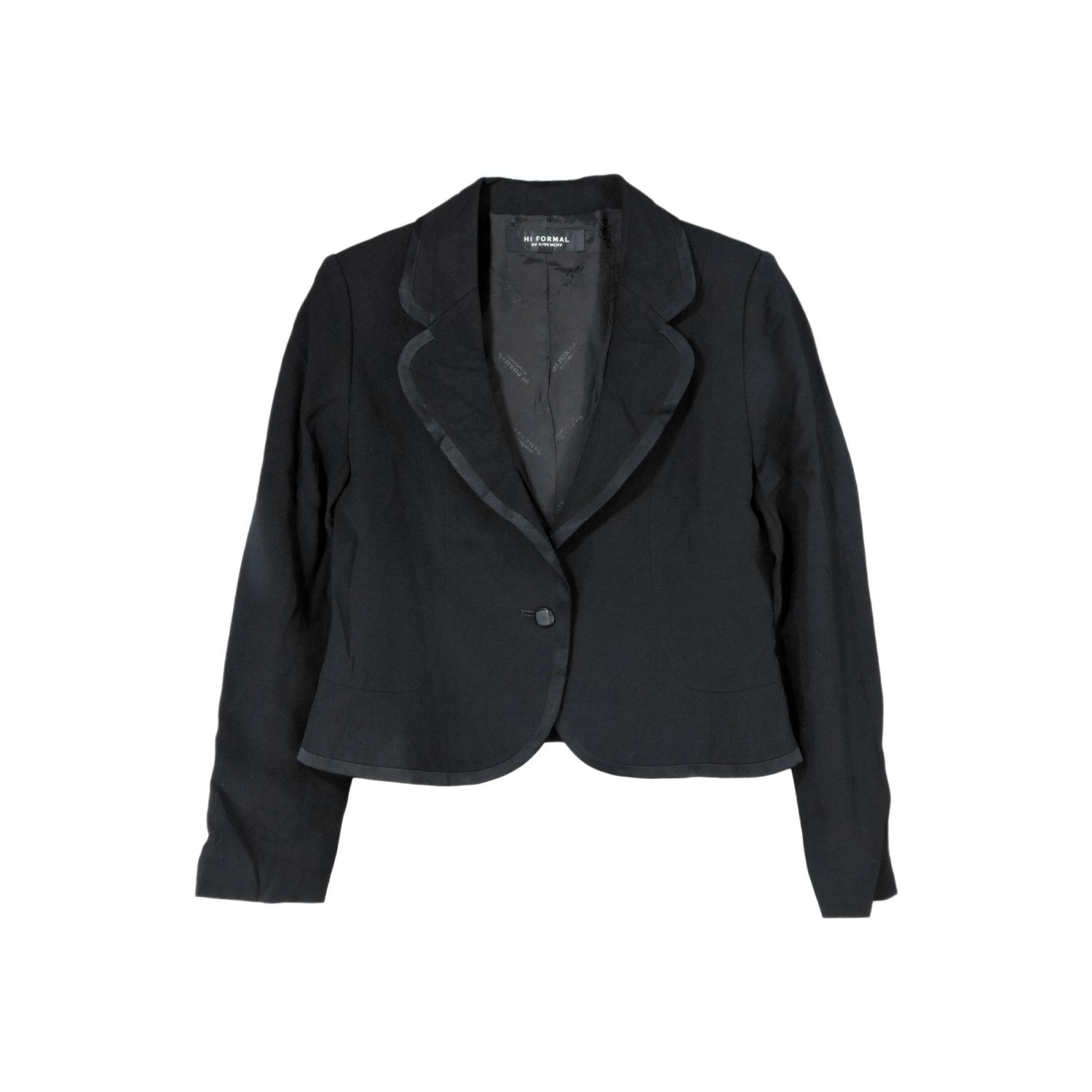 GIVENCHY HI FORMAL SINGLE BUTTON CLOSURE TAILORED FIT BLAZER