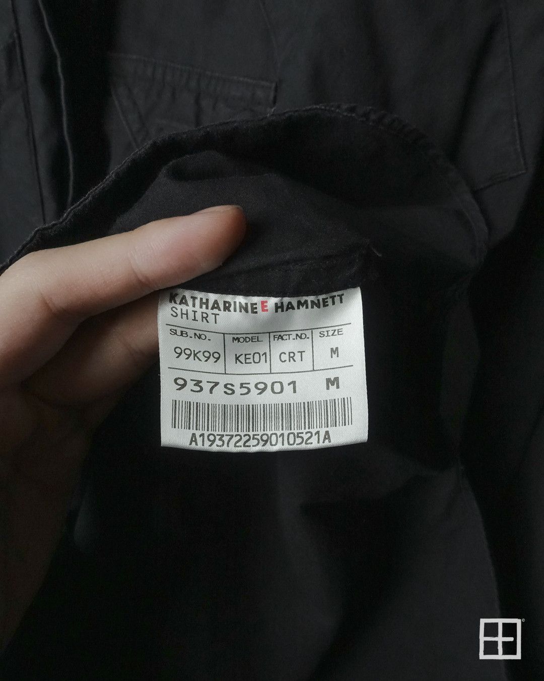 Katharine Hamnett London Katharine Hamnett Multi Pocket Cargo Shirt Black M Size US M / EU 48-50 / 2 - 5 Thumbnail