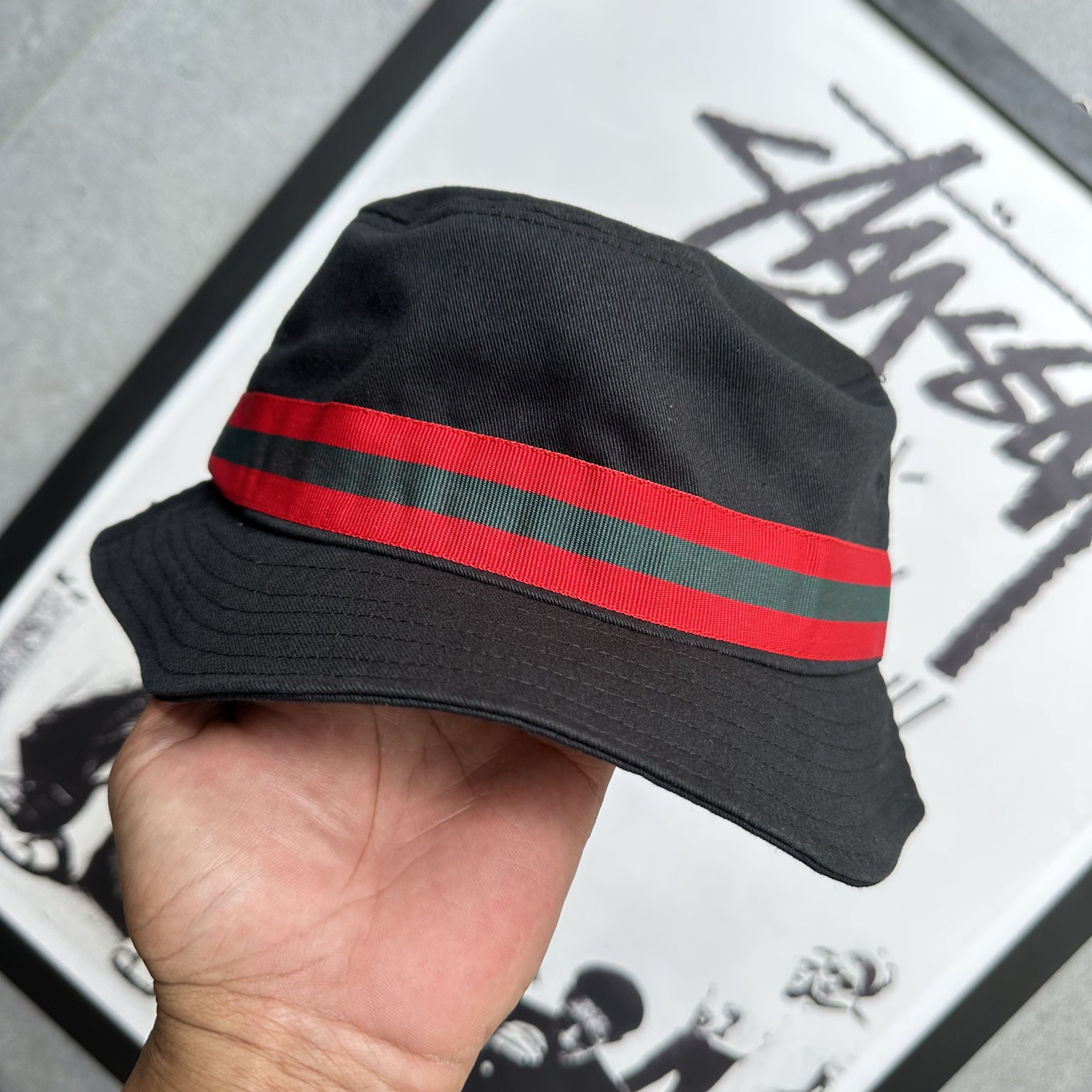 Stussy STUSSY BUCKET HAT MONTERCARLO BLACK S/M Size ONE SIZE - 2 Thumbnail