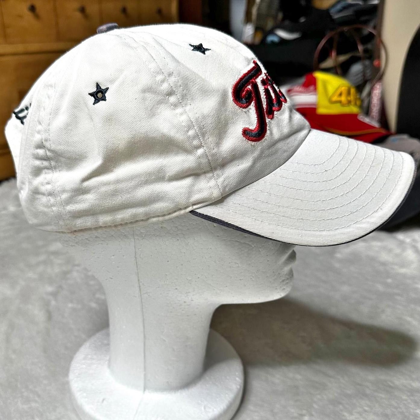 Titleist Titleist Golf Hat White Adjustable Embroidered Logo Cap Size ONE SIZE - 4 Thumbnail