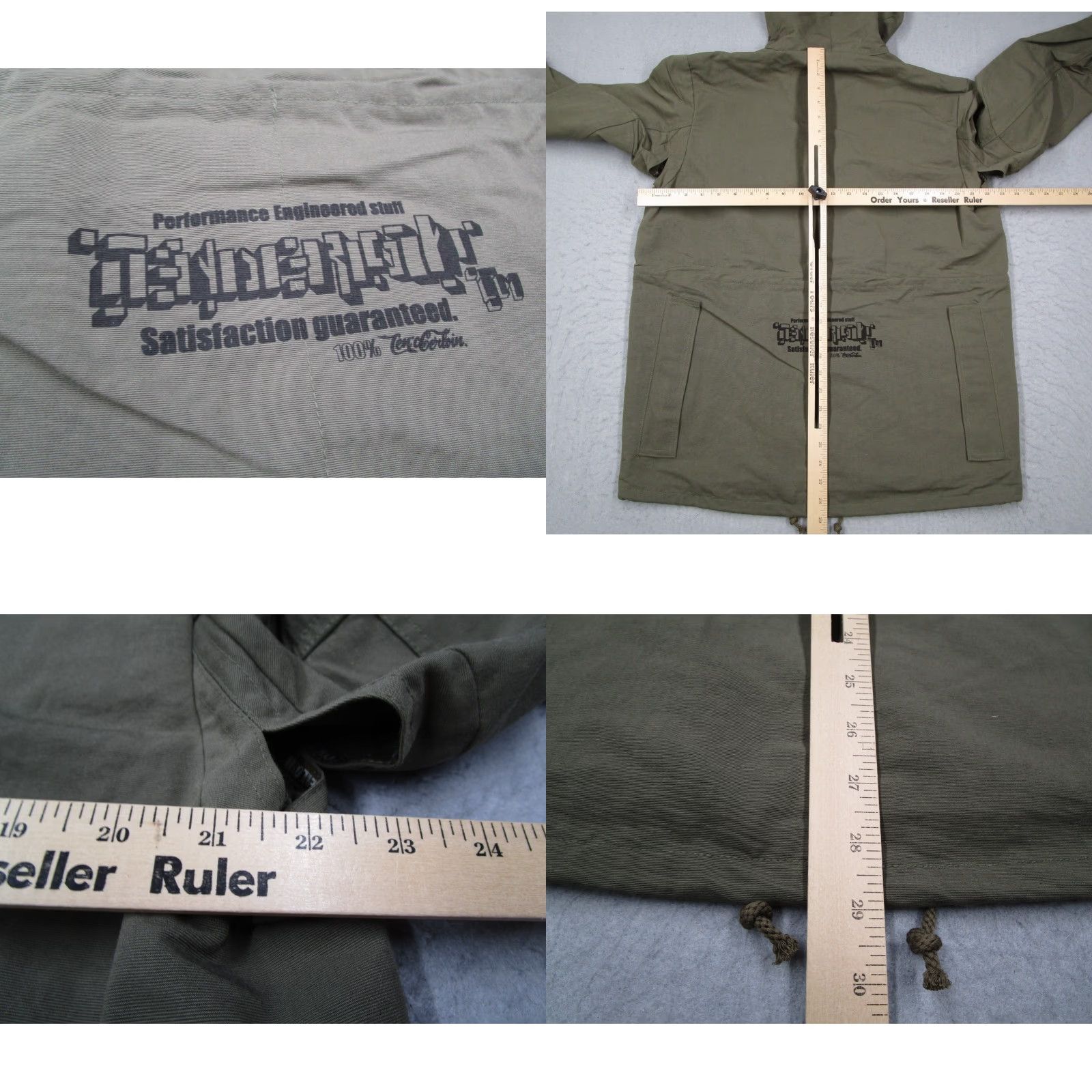 Tenderloin TENDERLOIN Jacket Hooded Military Nylon Green Mid-Length Mens M Japan Urban Streetwear Size US M / EU 48-50 / 2 - 8 Thumbnail