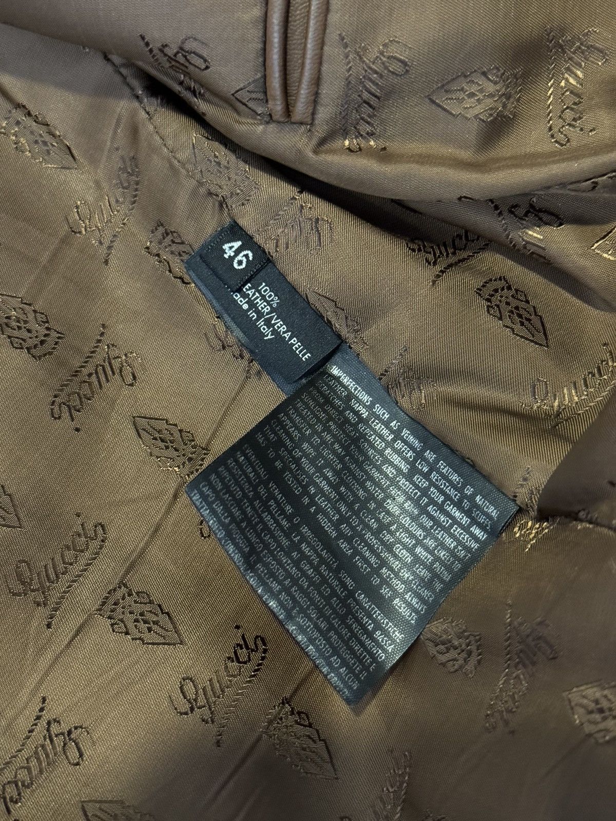 Gucci × Tom Ford Rare | Gucci | Tom Ford | Leather Jacket | Size US S / EU 44-46 / 1 - 11 Thumbnail