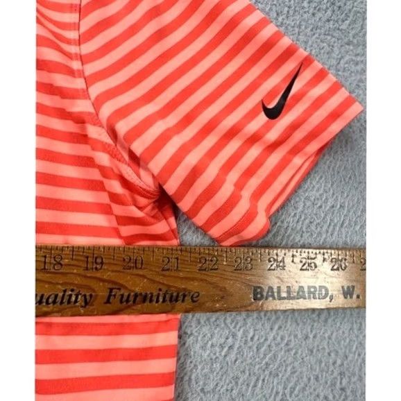 Nike Nike Golf Polo Shirt Mens Large Dri-FIT Orange Stripes Size US L / EU 52-54 / 3 - 7 Thumbnail