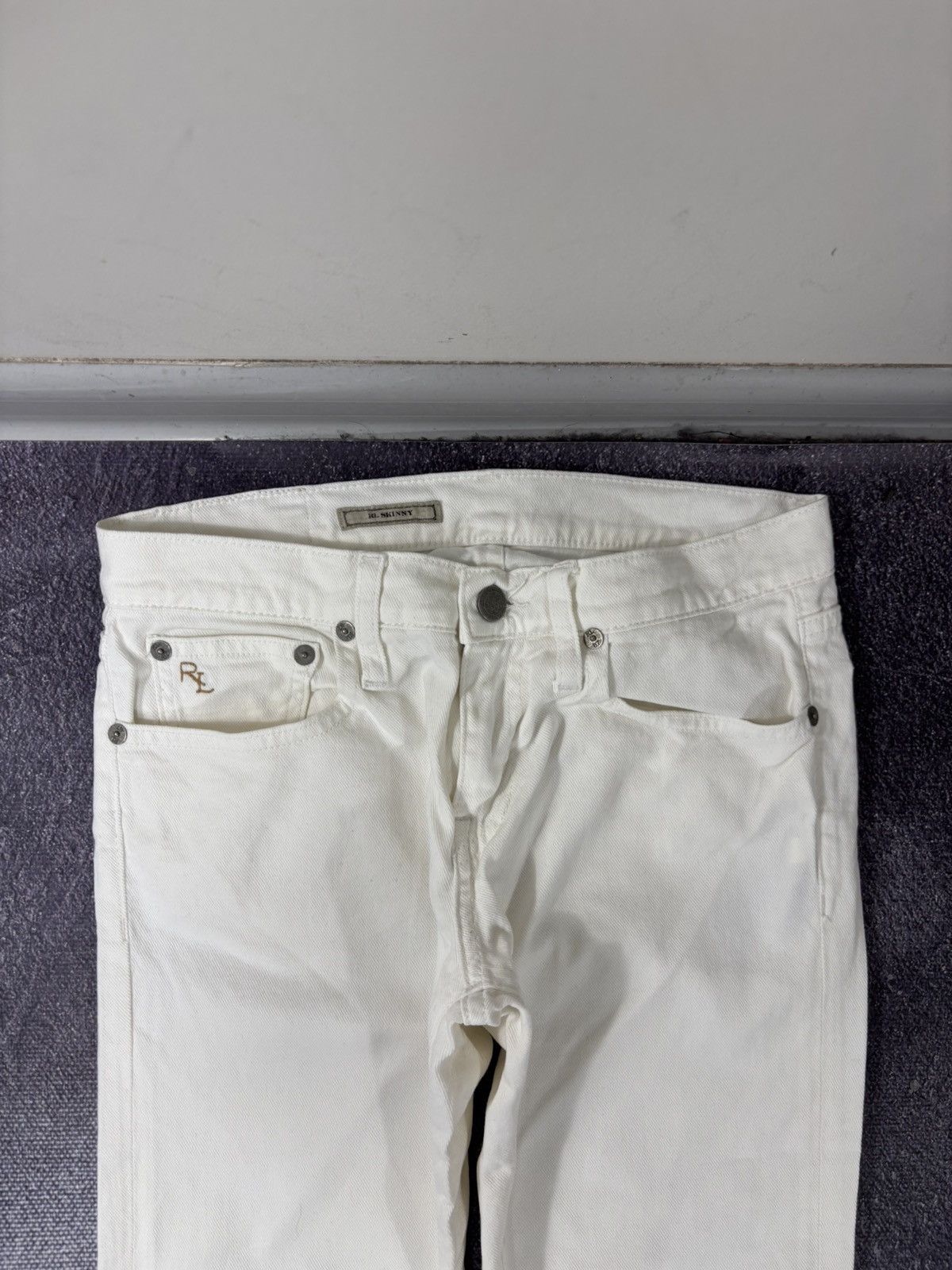 Ralph Lauren Ralph Lauren Proprietor Women’s White Skinny Stretch Jeans Size 26" / US 2 / IT 38 - 5 Thumbnail