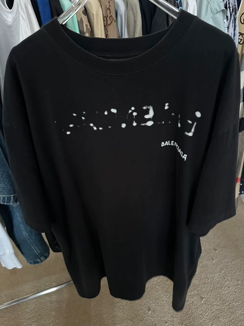 Balenciaga Graffiti Shadow Short Sleeve Size M
