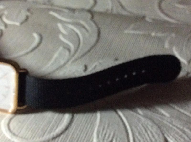 Designer David Daber Swiss made men's white dial blacl strap watch Size ONE SIZE - 8 Thumbnail