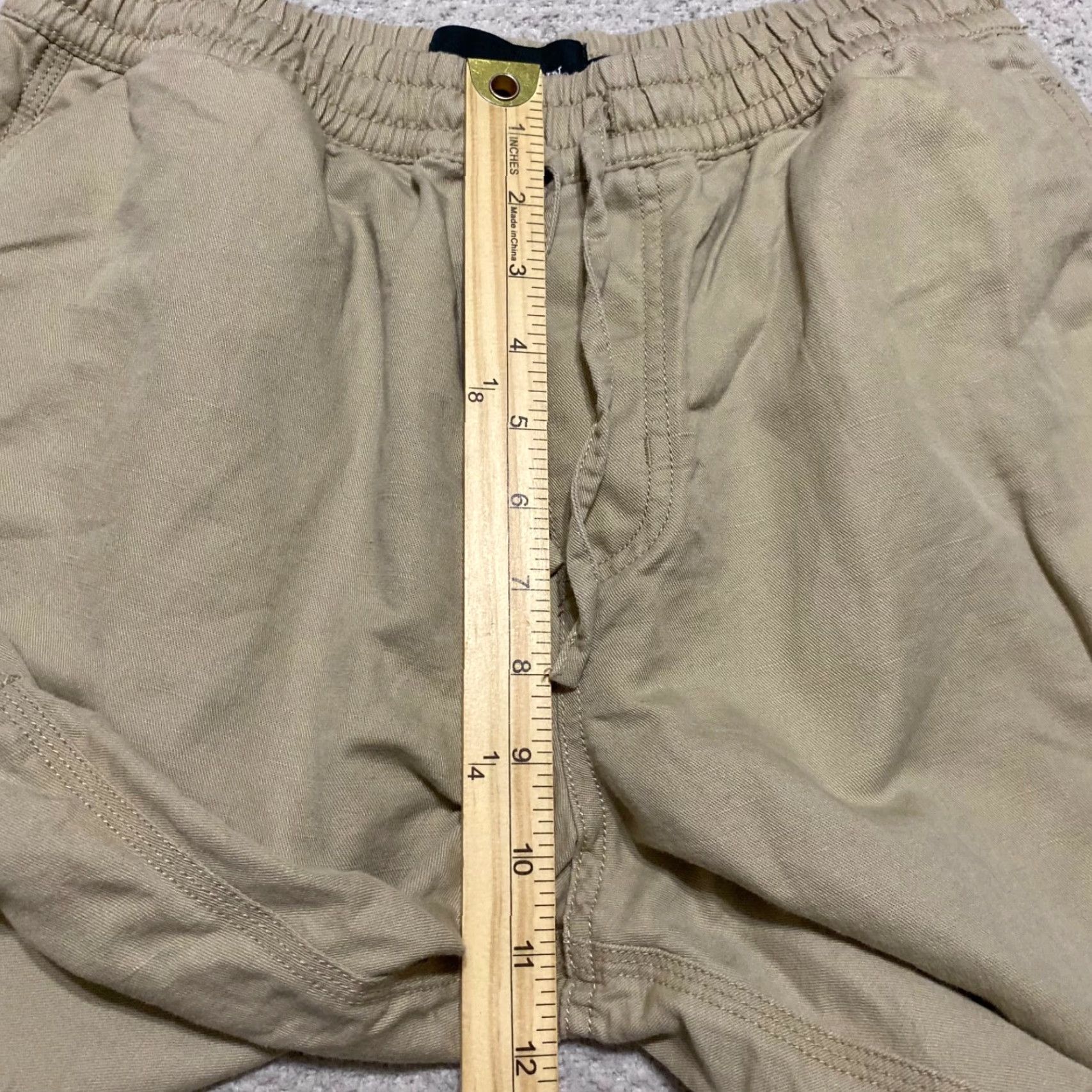 Rodd & Gunn Rodd & Gunn Mens XS Shorts Beige Linen Blend Chino Outdoor Beach Casual Pull On Size US 27 - 6 Thumbnail
