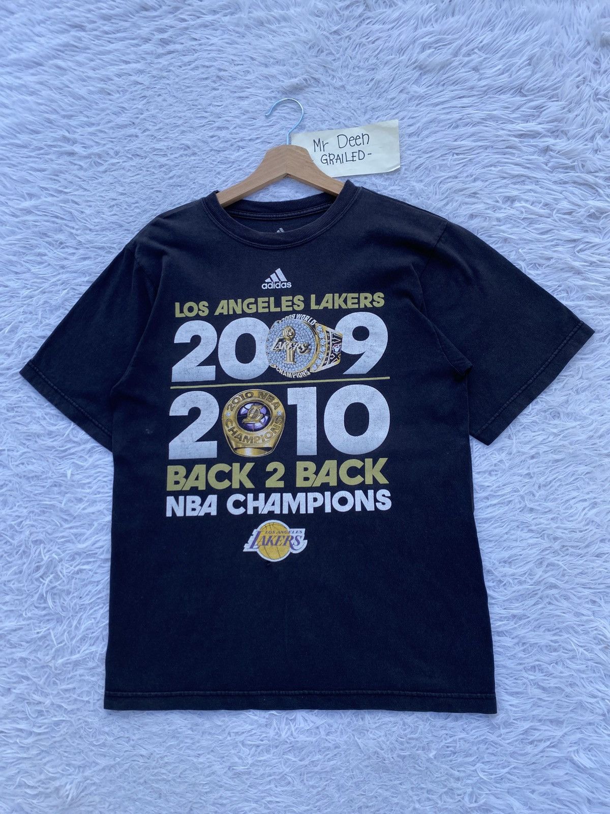 Adidas Rare ADIDAS x LA Lakers 2009-2010 Back to Back NBA Champion Size US S / EU 44-46 / 1 - 3 Thumbnail