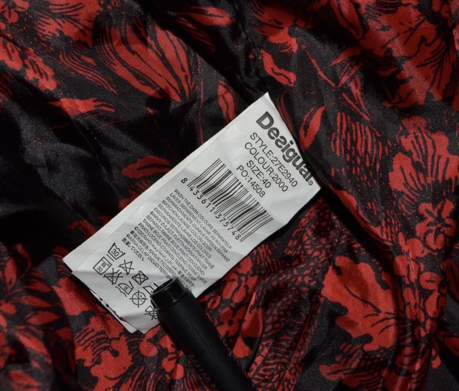Designer × Desigual Desigual ladies overprinted coat jacket size 40 style Size S / US 4 / IT 40 - 9 Thumbnail