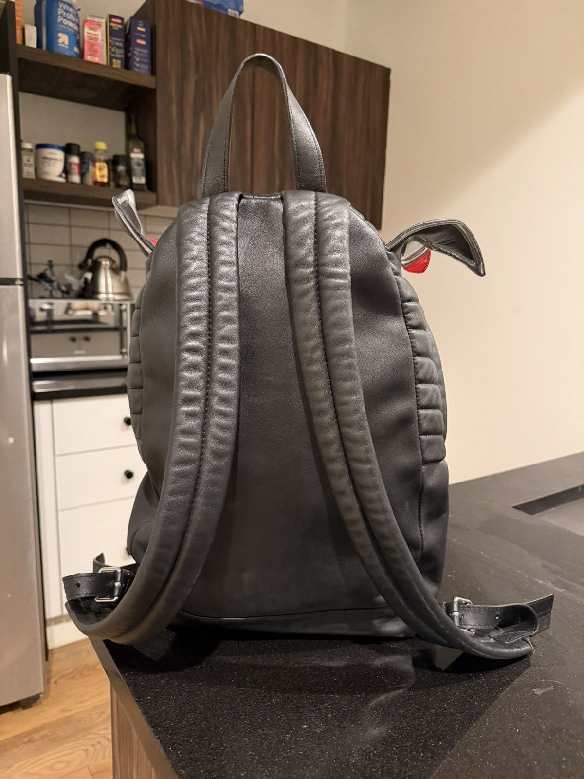 Moschino SS16 Moschino Couture Leather Cadillac Backpack Size ONE SIZE - 2 Thumbnail