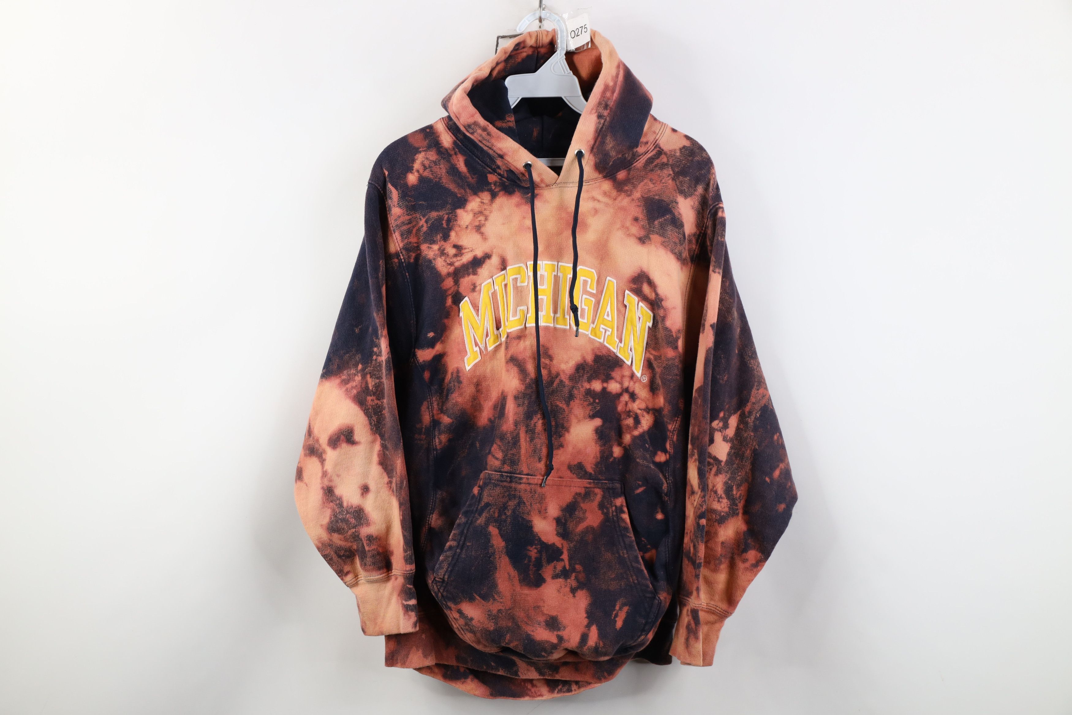Vintage Vintage 90s Wash Heavyweight University of Michigan Hoodie Size M / US 6-8 / IT 42-44 - 1 Thumbnail