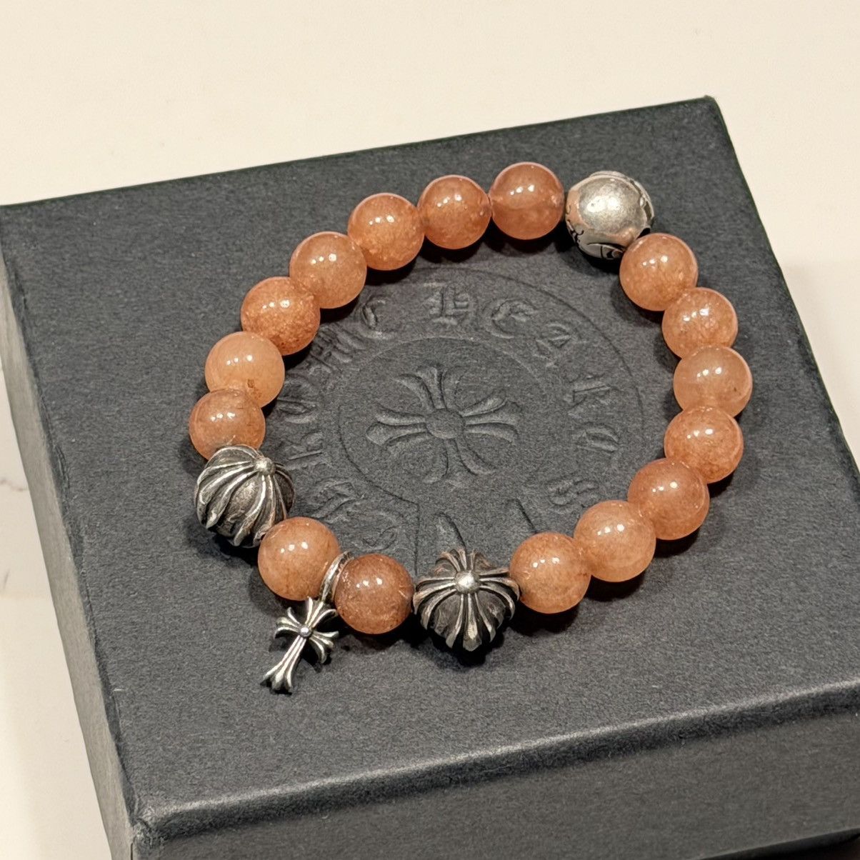 Chrome Hearts Chrome Hearts Bead Cross Bracelet Size ONE SIZE - 1 Thumbnail