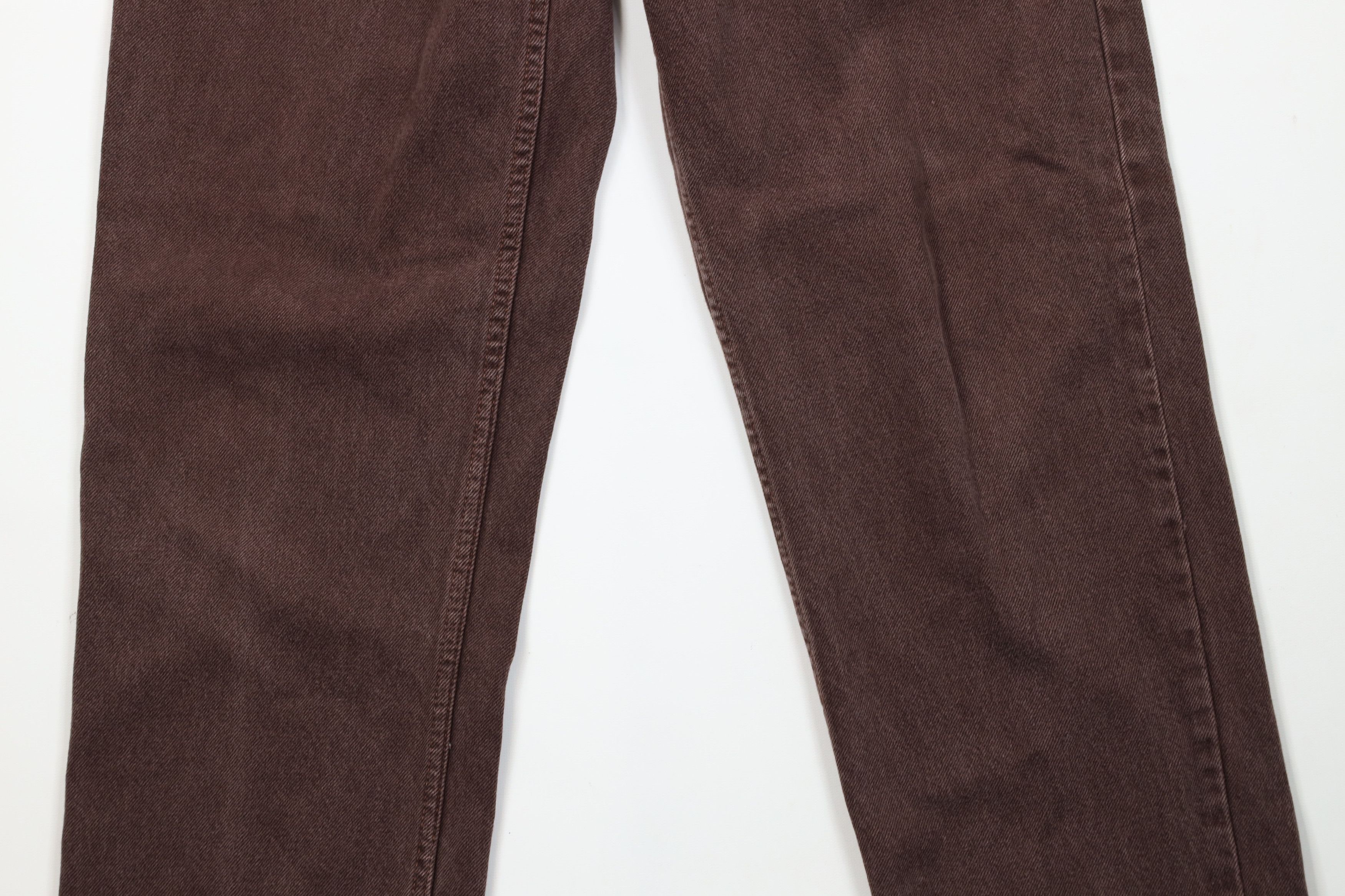 Vintage Vintage 90s Streetwear Straight Leg Denim Jeans Brown Cotton Size US 32 / EU 48 - 3 Thumbnail