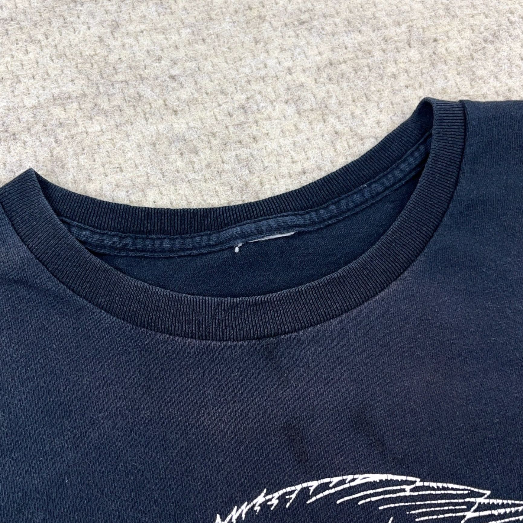 Vintage VINTAGE Nevermore Shirt Men XL Black Metal Rock Band Tee 90s 1996 Crow Faded Size US XL / EU 56 / 4 - 5 Thumbnail