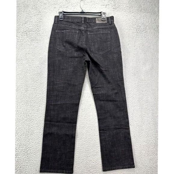 Ralph Lauren Lauren Ralph Lauren Jeans Womens 4 Black Dark Wash Straight Mid-Rise Denim Pants Size 27" / US 4 / IT 40 - 2 Thumbnail