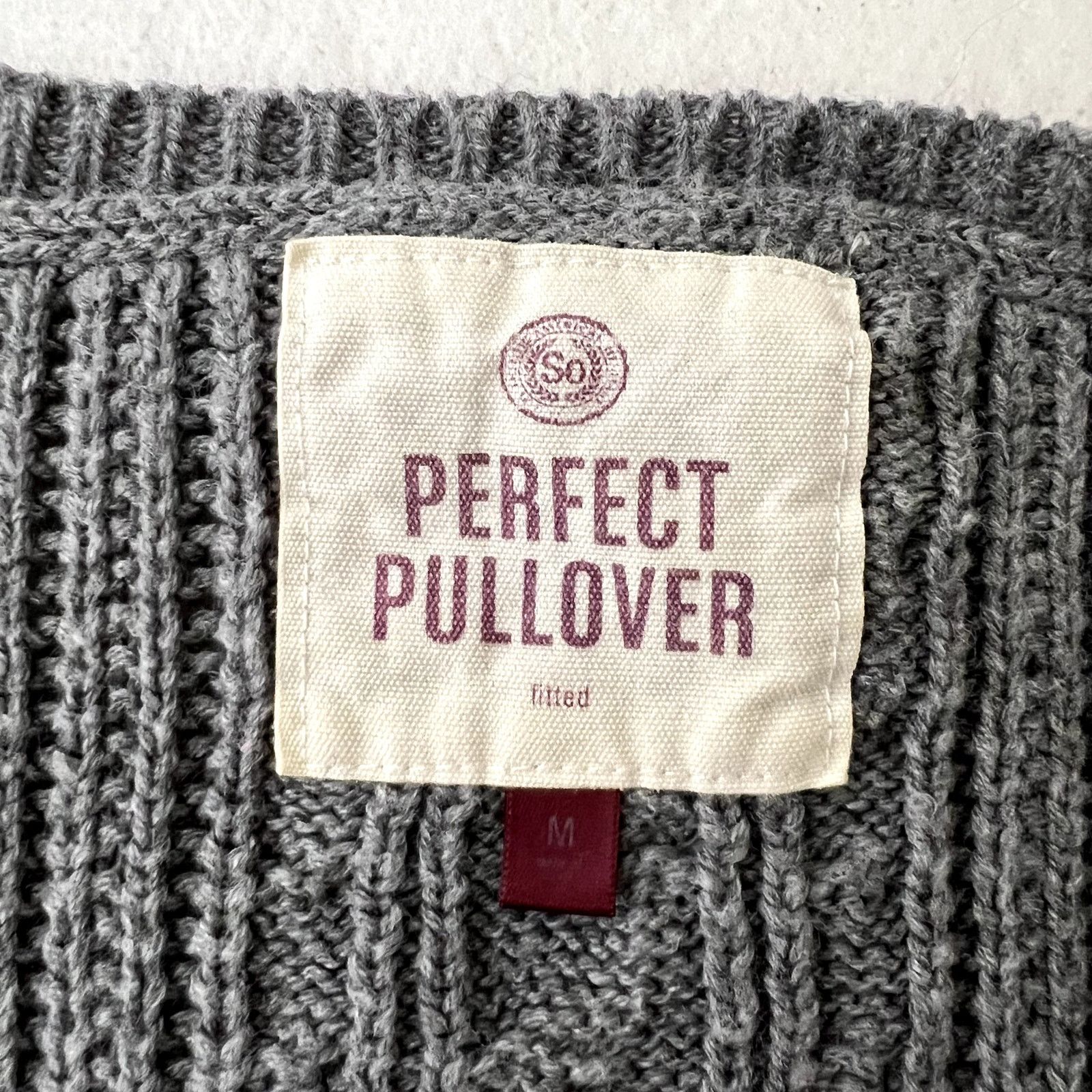 Other SO Gray Knitted Scoop Neck Sweater Size M / US 6-8 / IT 42-44 - 6 Thumbnail