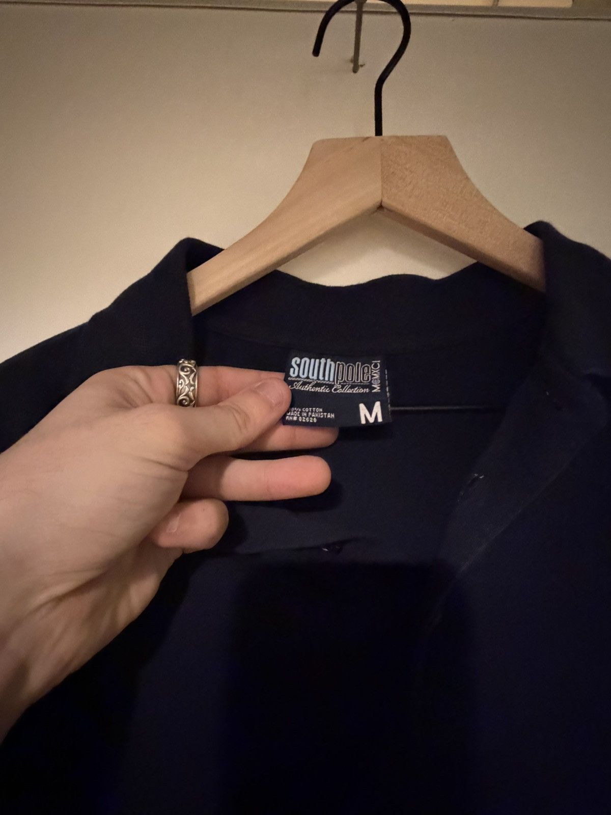 Vintage Y2K southpole crest logo navy polo Size US M / EU 48-50 / 2 - 5 Thumbnail
