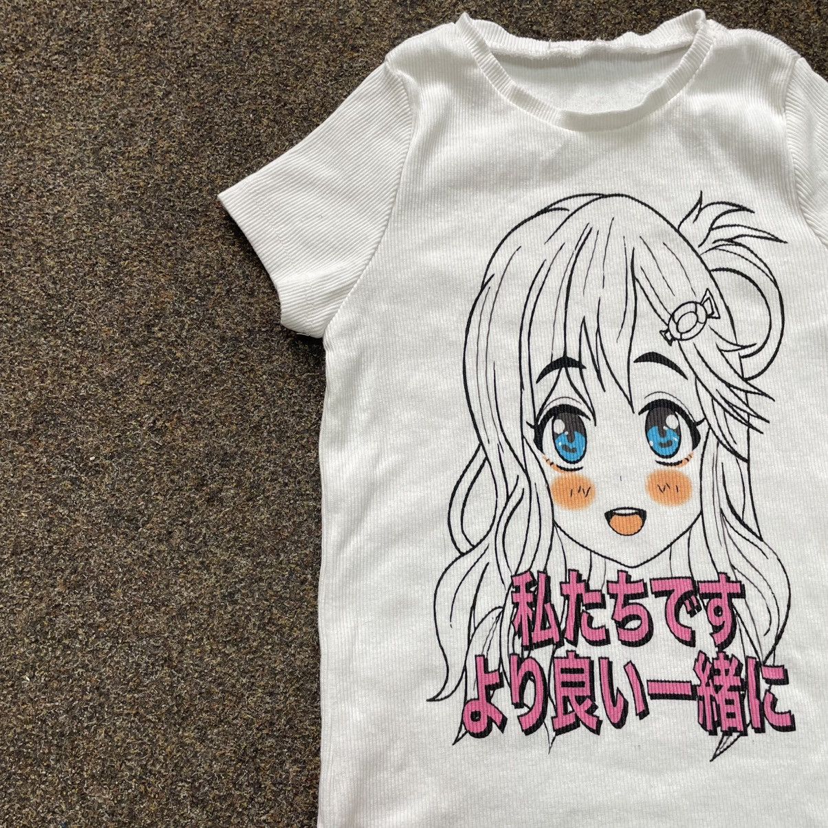 Vintage Y2K Anime Graphic Tee Japanese Streetwear Vintage Bleached M Size M / US 6-8 / IT 42-44 - 2 Thumbnail