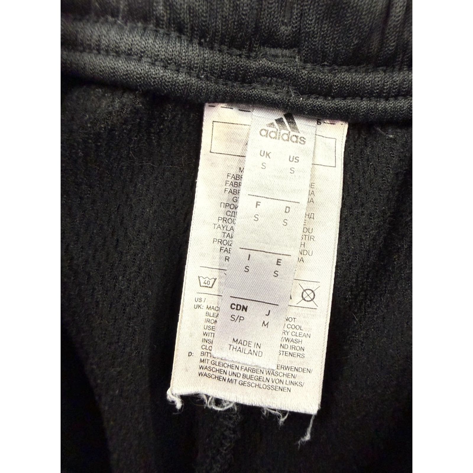 Adidas Adidas Pants Mens Small Black 3 Stripe AEROREADY Track Athletic Soccer Size US 29 - 4 Thumbnail