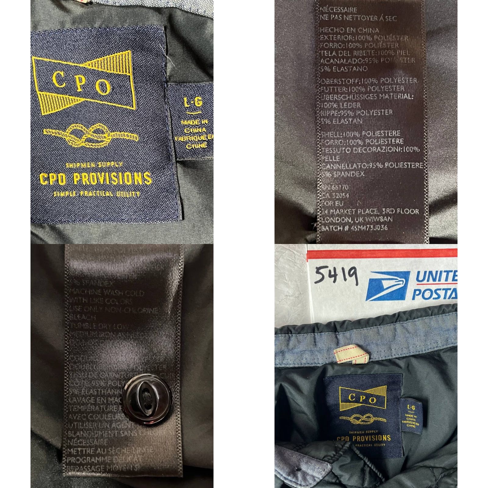 Vintage Line of Trade The Peak CPO Jacket Shacket Jacket Black L Mens Insulated Twill Coat Casual Vintage No Flaws Pics Size US L / EU 52-54 / 3 - 9 Thumbnail