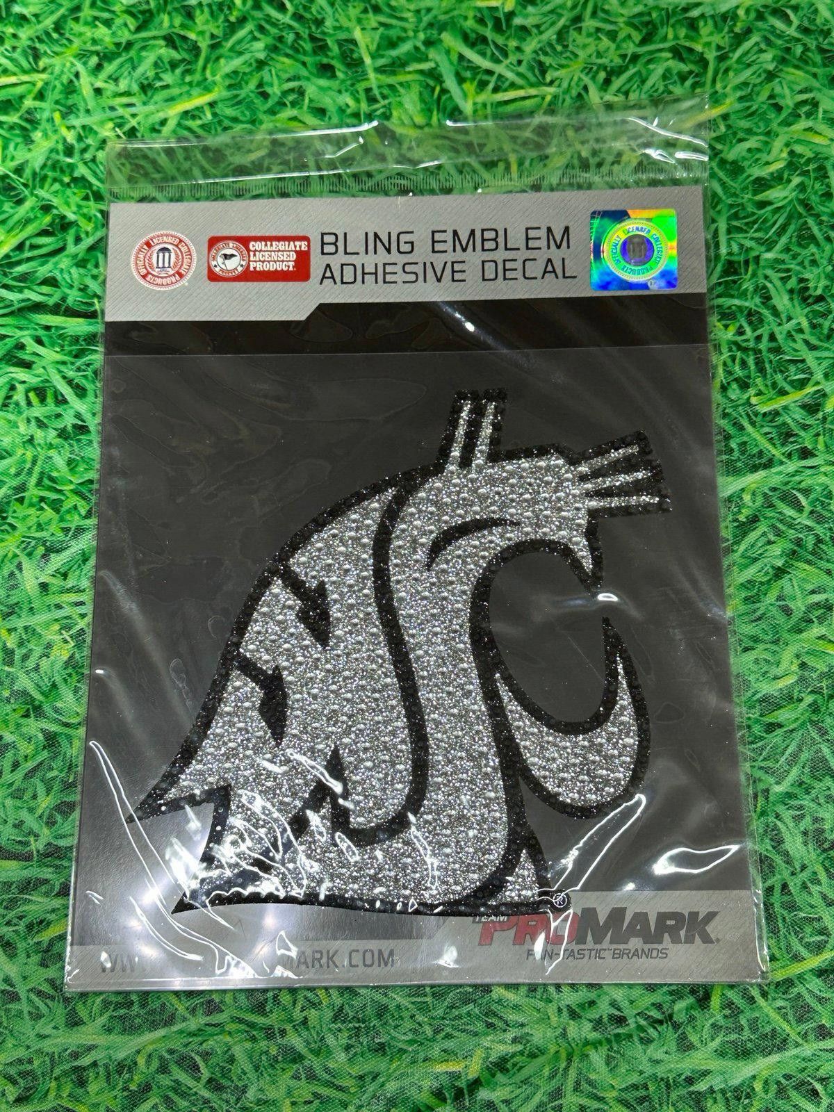 NCAA Washington State Cougars Logo Auto Emblem NCAA Decal Sticker Size ONE SIZE - 1 Thumbnail