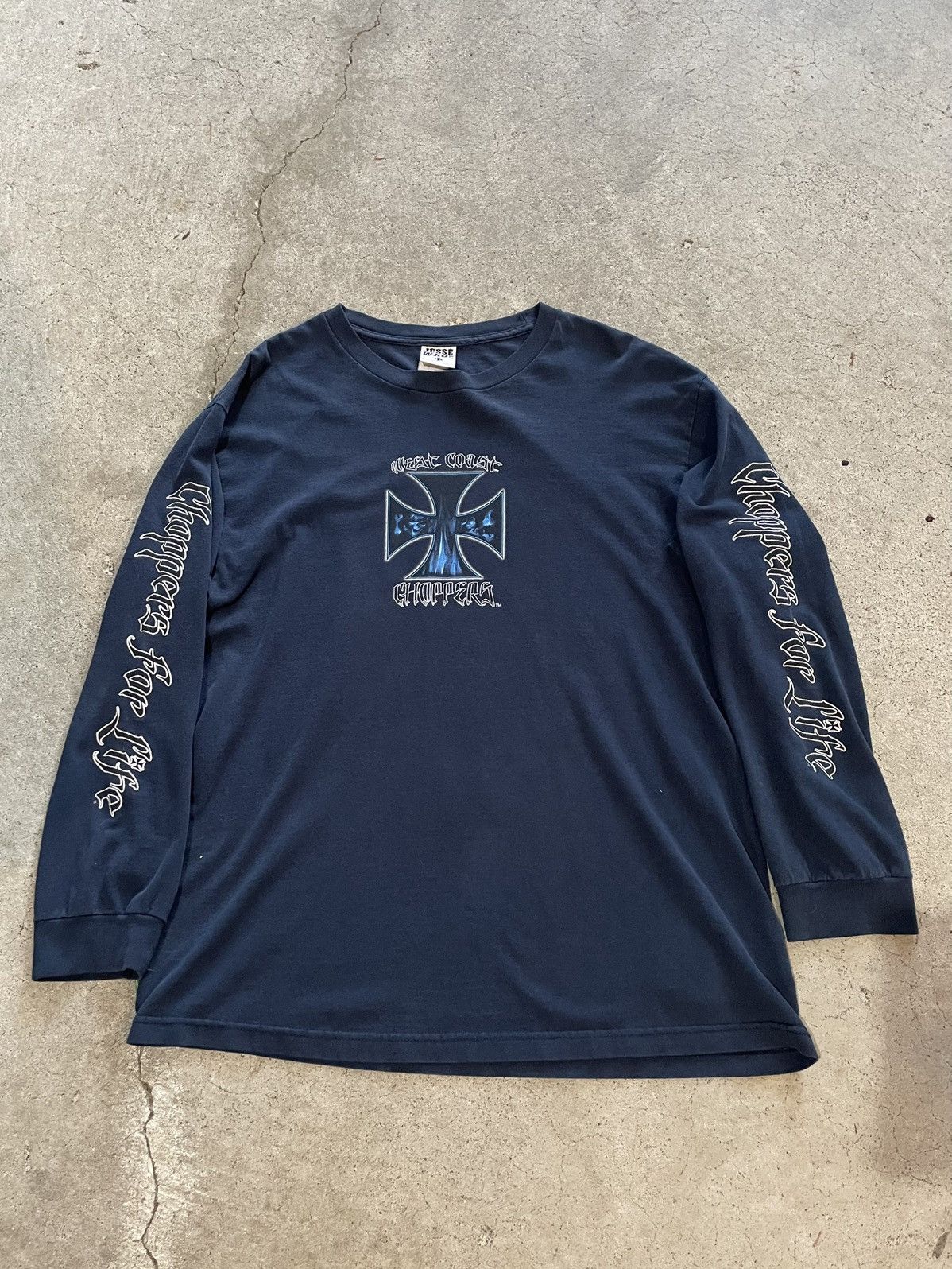 West Coast Choppers West Coast Choppers Vintage Long Sleeve Shirt Size US L / EU 52-54 / 3 - 2 Thumbnail