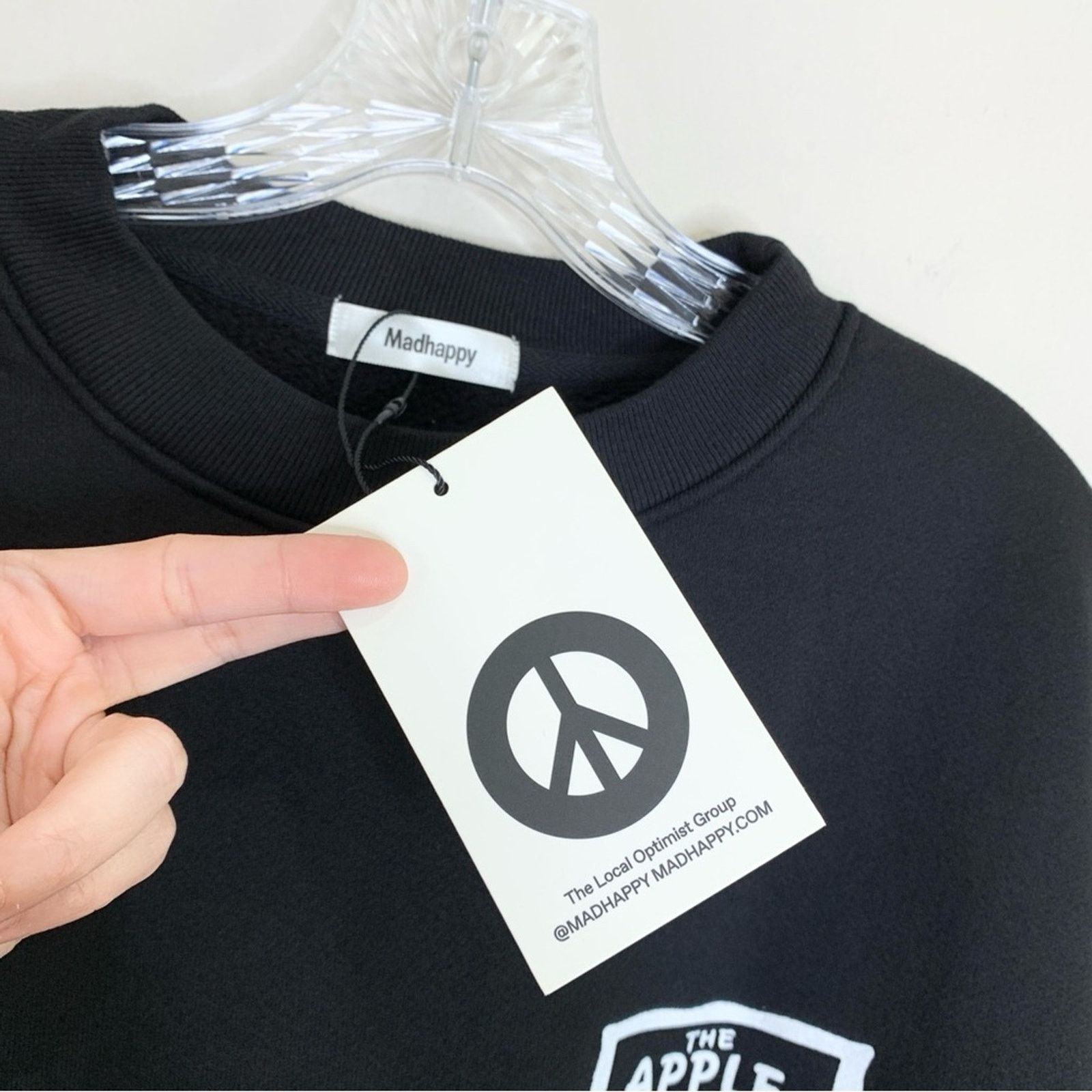 Madhappy NEW Madhappy x The Apple Pan Fleece Crewneck Sweatshirt M Size US M / EU 48-50 / 2 - 11 Thumbnail