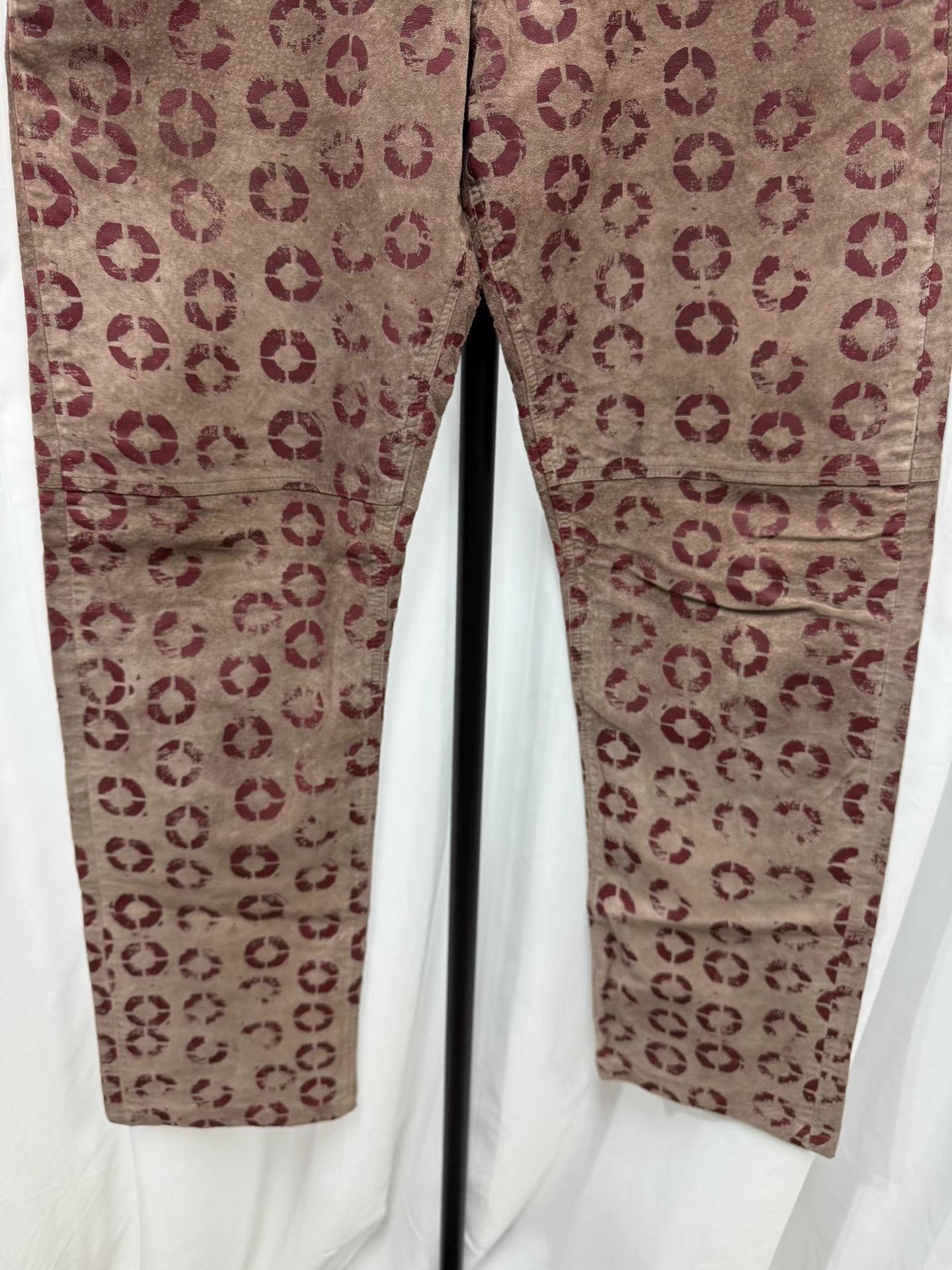 Comme des Garcons Homme Plus Comme des garcons homme plus Suede Lip Print Pants K20 Size US 35 - 3 Thumbnail