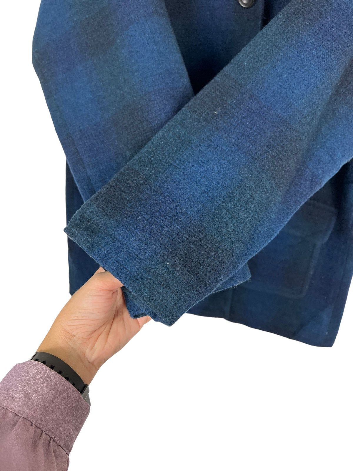 Issey Miyake 🔥 EXOAH SKOLE SHODOW PLAID WOOL JACKET Size US M / EU 48-50 / 2 - 12 Thumbnail