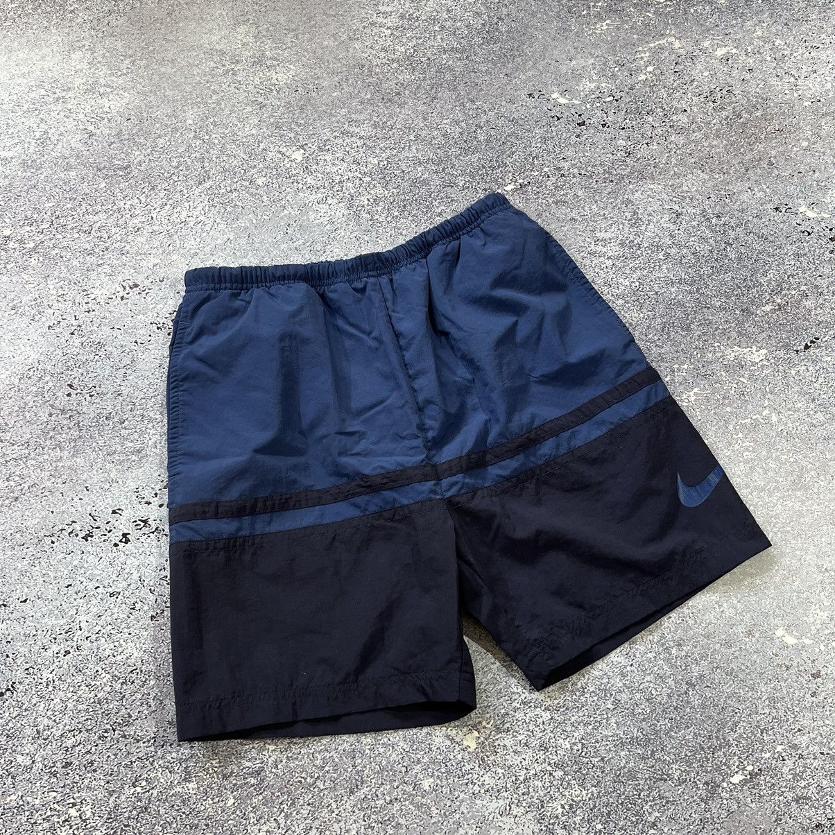 Nike × Vintage 90’s Nike Nylon Swoosh Logo Shorts Size US 30 / EU 46 - 5 Thumbnail