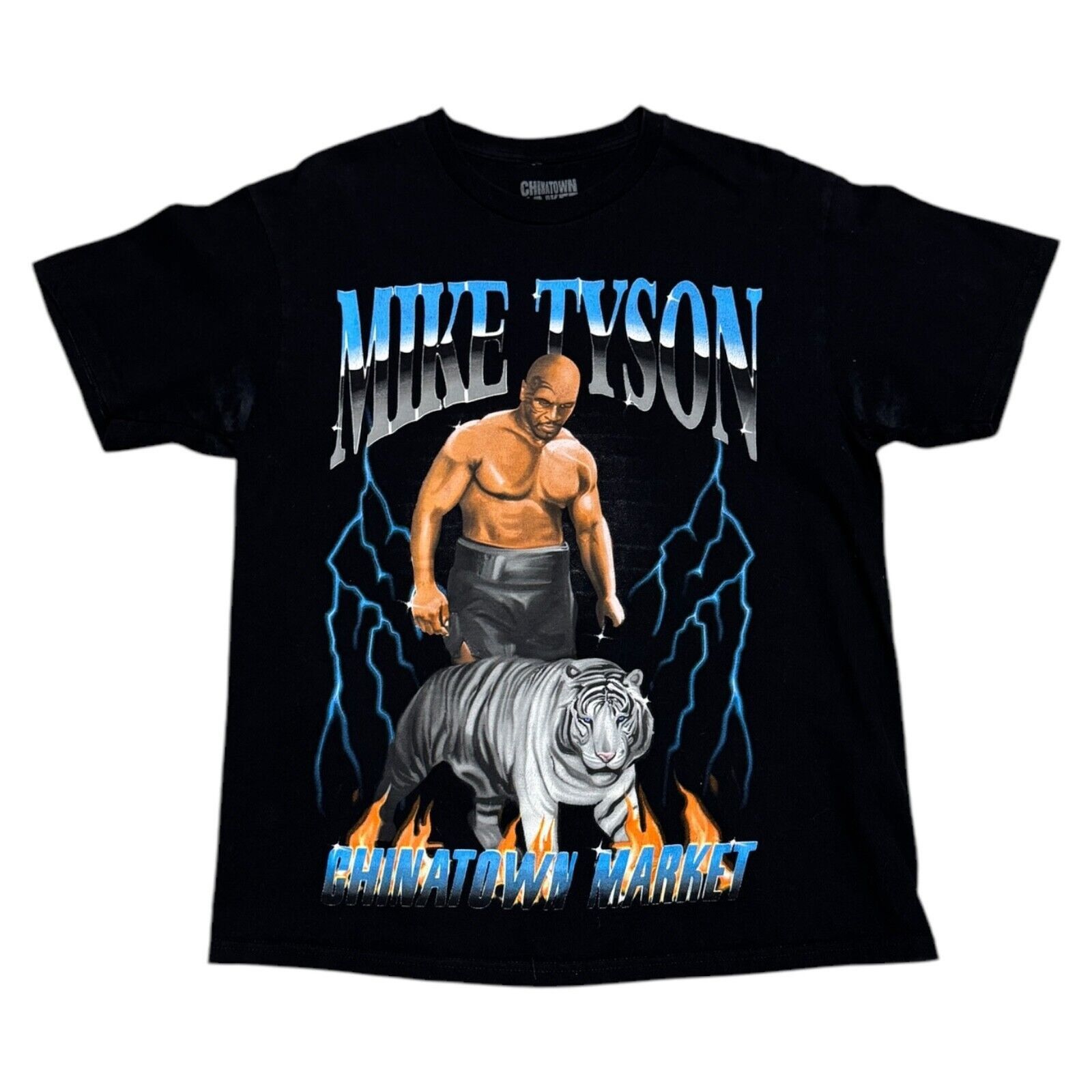 Market CHINATOWN MARKET Mike Tyson Tiger Boxing Tee Shirt Large Size US L / EU 52-54 / 3 - 1 Thumbnail