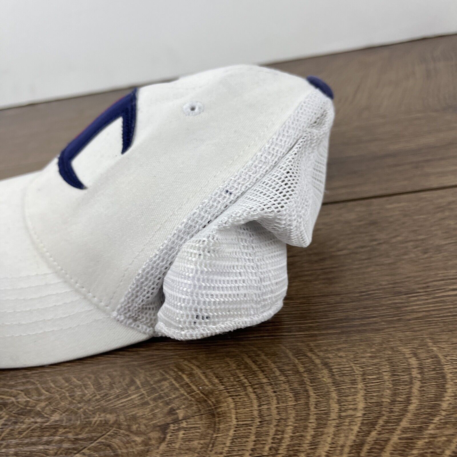 Champion Champion Brand Snapback Hat Champion White Hat Adjustable Ad Size ONE SIZE - 6 Thumbnail