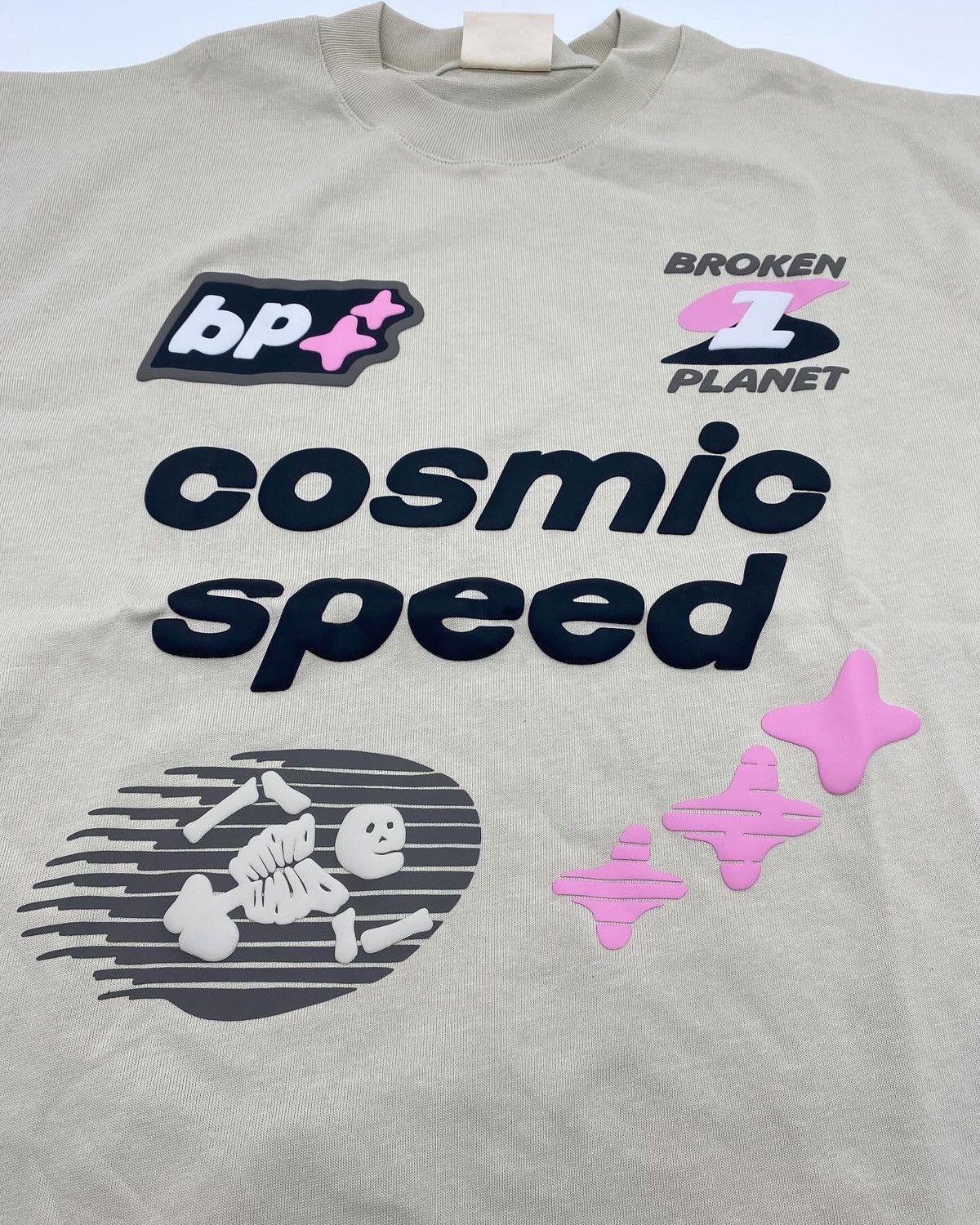 Broken Planet Broken Planet Cosmic Speed T-shirt Bone White L Brand New Size US L / EU 52-54 / 3 - 3 Thumbnail