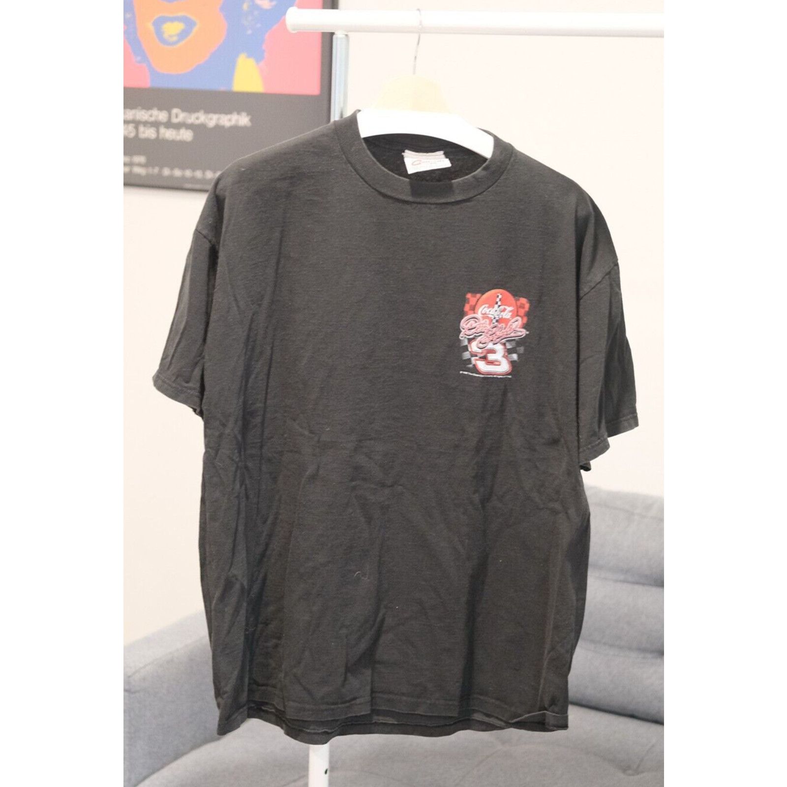 Coca Cola Vintage 90s Coca-Cola Dale Earnhardt NASCAR T-Shirt Mens XL Size US XL / EU 56 / 4 - 3 Thumbnail