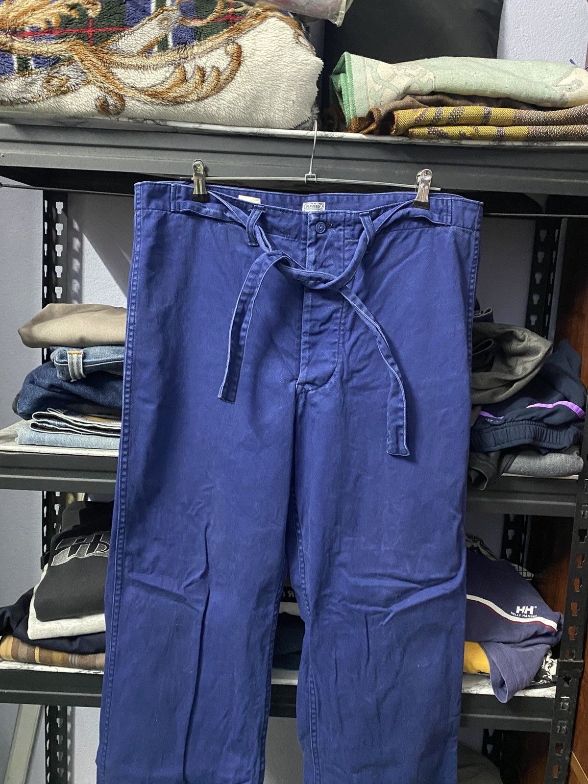 Beams Japan Beams Boy Cotton Pants Blue Navy Size US 38 / EU 54 - 3 Thumbnail